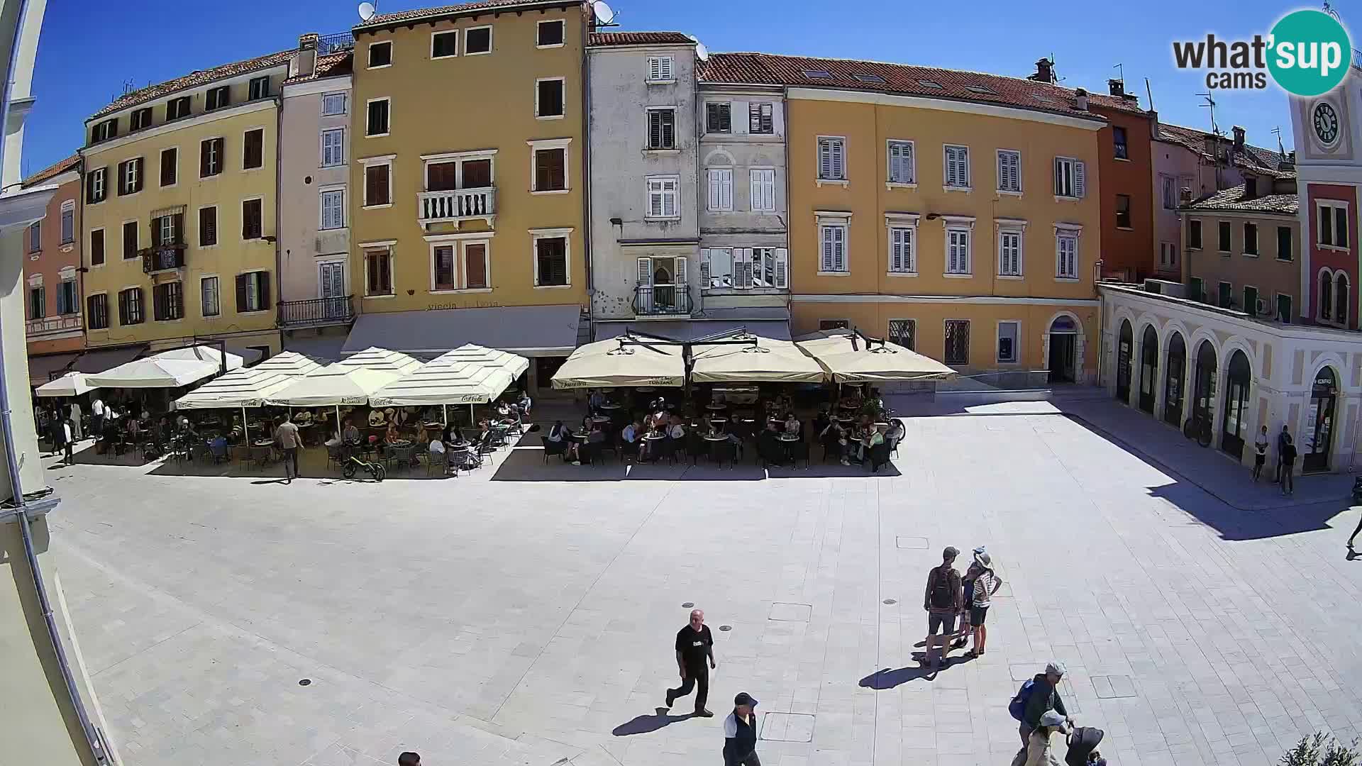Webcam Rovinj Center – Plaza Principal