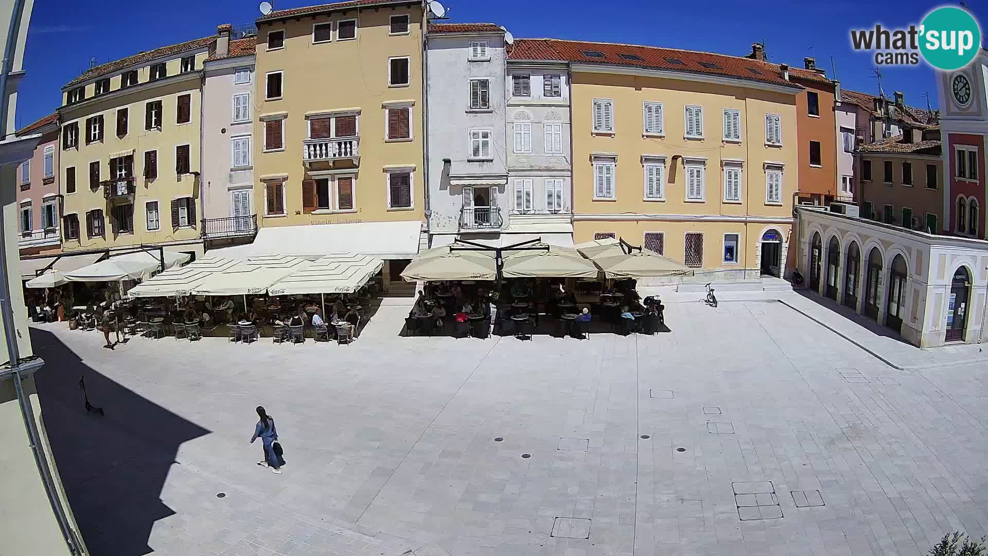 Webcam Rovinj Center – Plaza Principal