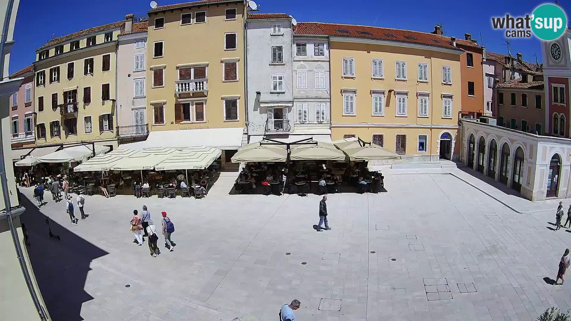 Webcam Rovinj Center – Plaza Principal