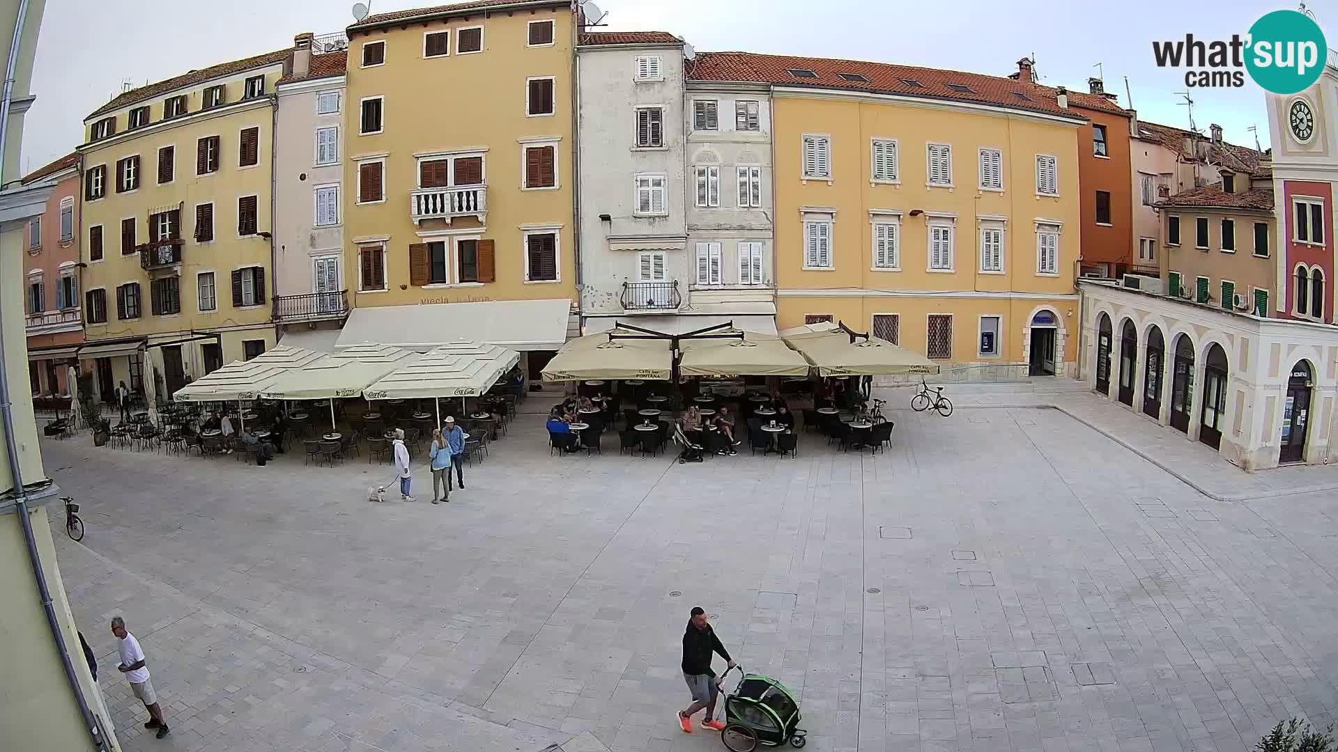 Webcam Rovinj Zentrum – Hauptplatz in Echtzeit