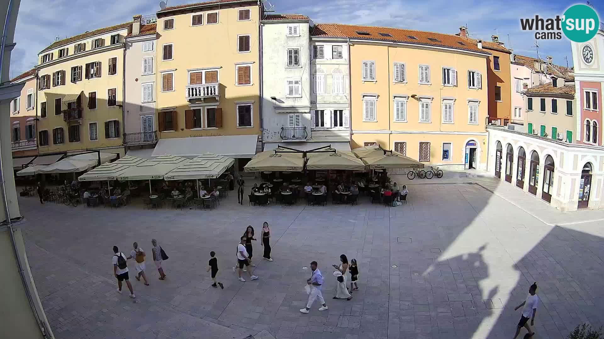 Webcam Rovinj Zentrum – Hauptplatz in Echtzeit