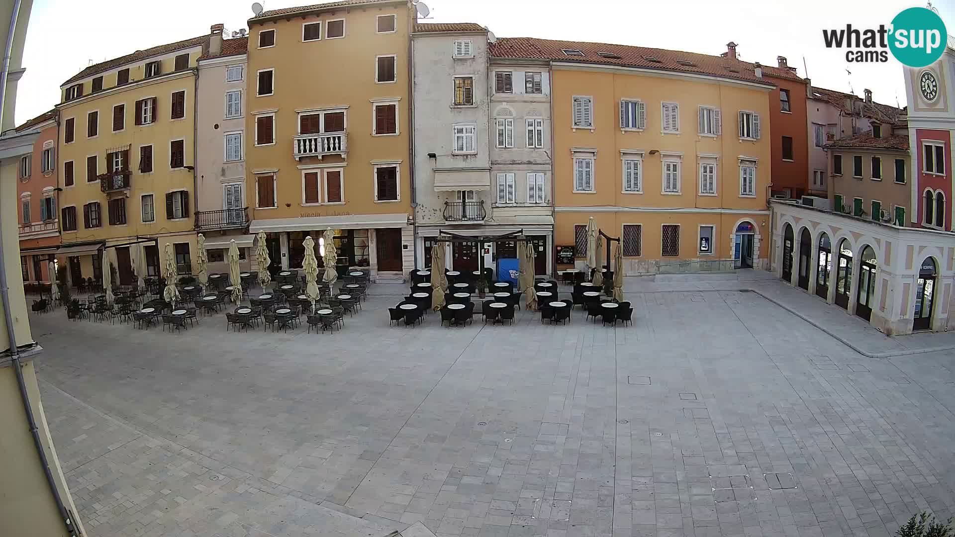 Webcam Rovinj Zentrum – Hauptplatz in Echtzeit
