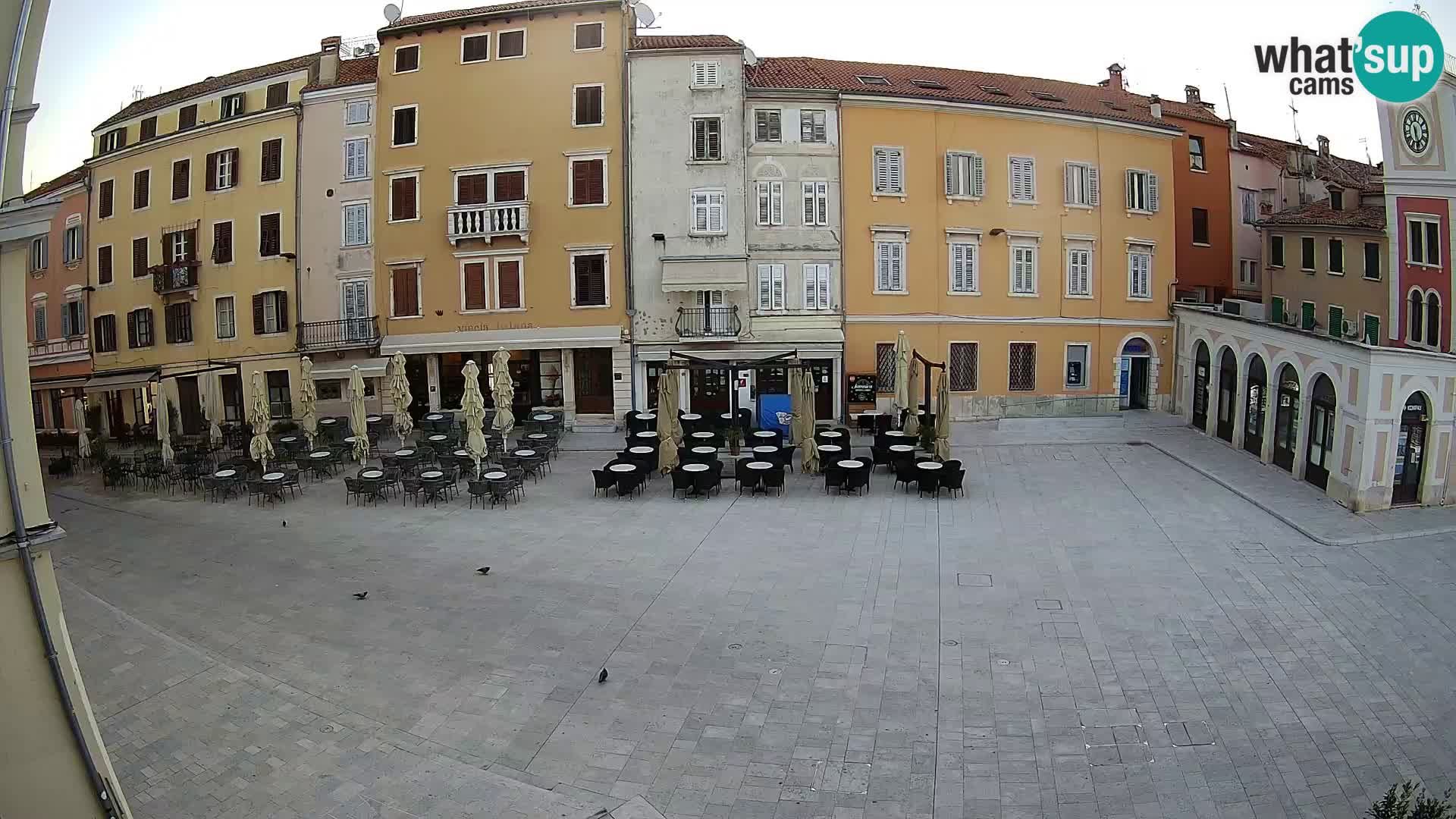 Webcam Rovinj Zentrum – Hauptplatz in Echtzeit