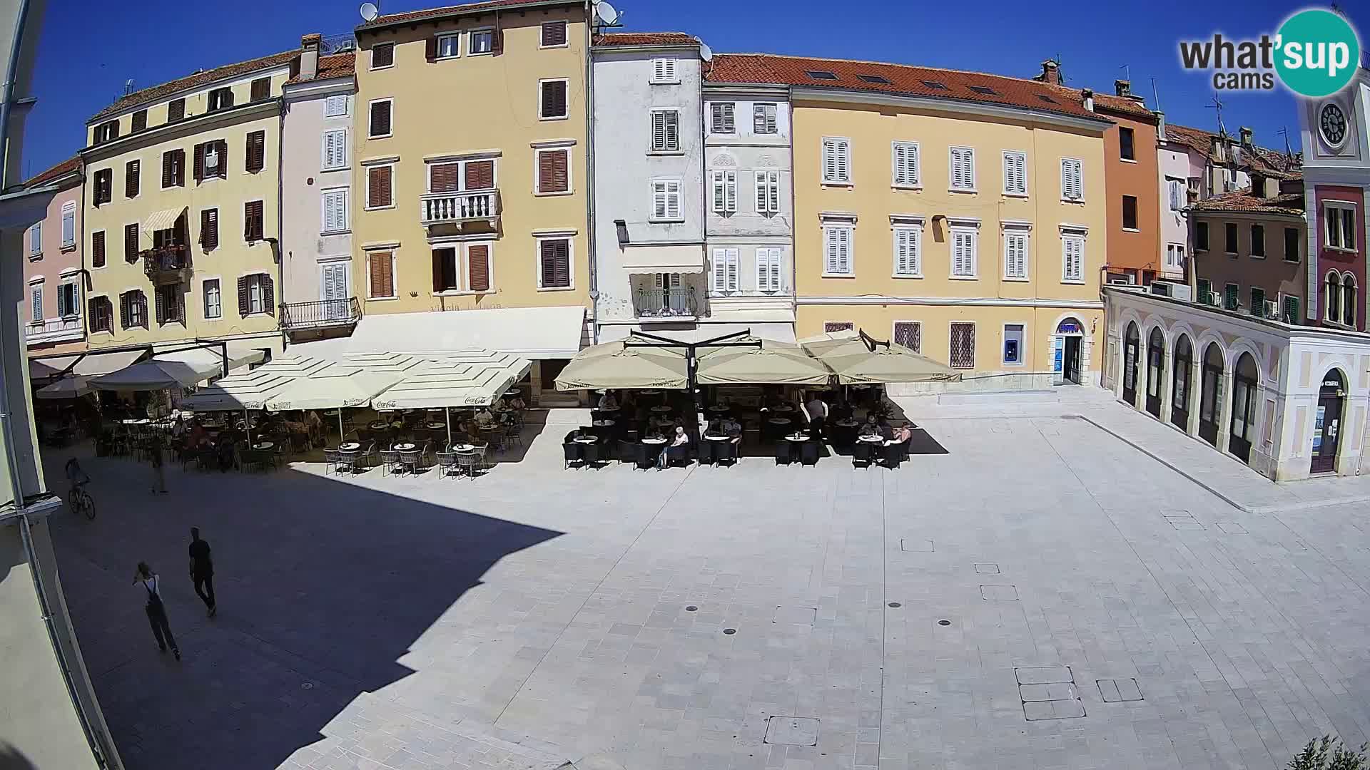 Webcam Rovinj Zentrum – Hauptplatz in Echtzeit