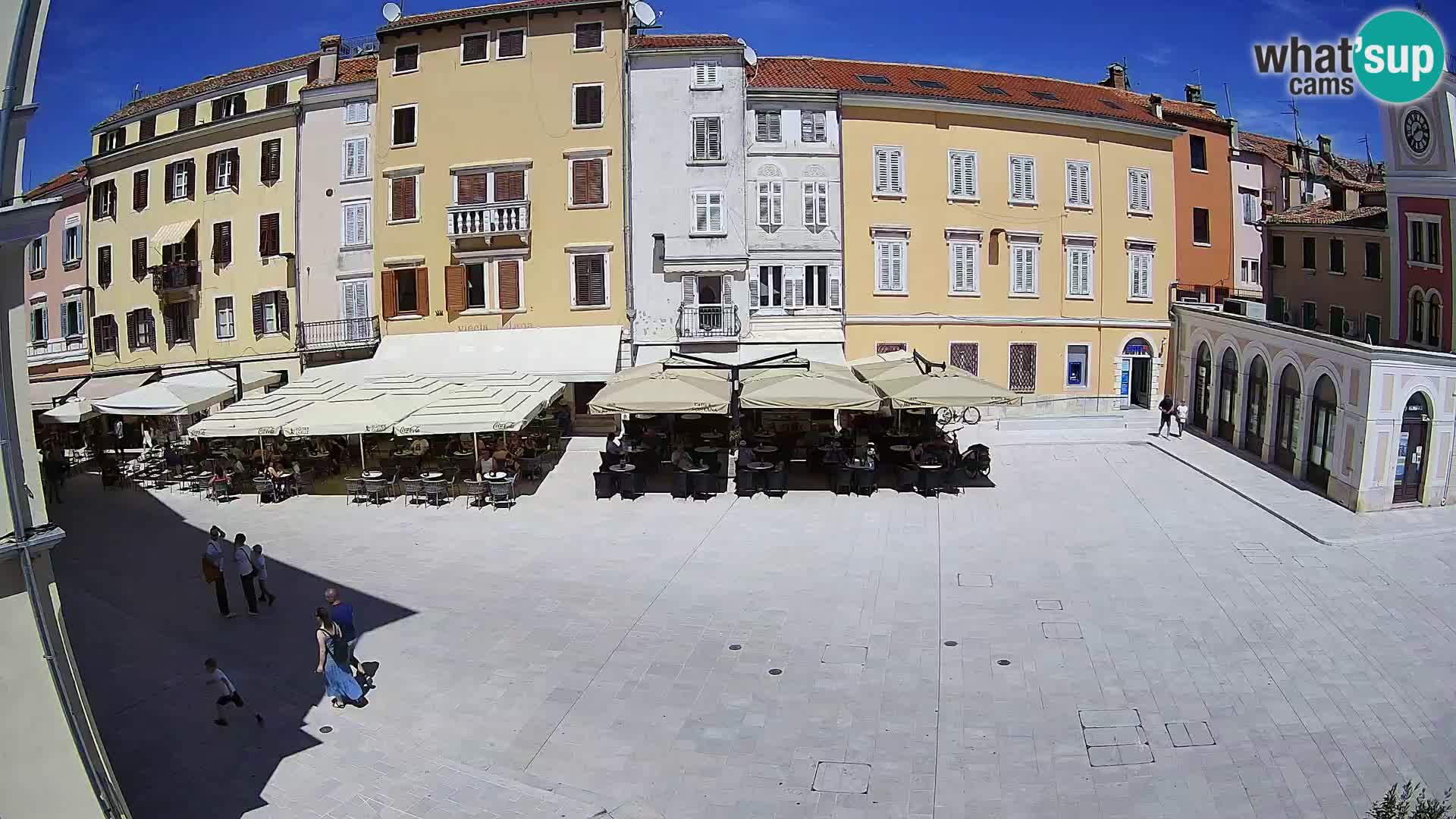 Webcam Rovinj Center – Plaza Principal