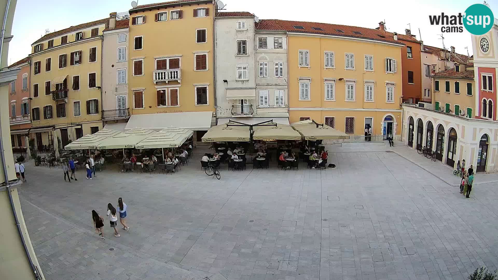 Webcam Rovinj Zentrum – Hauptplatz in Echtzeit