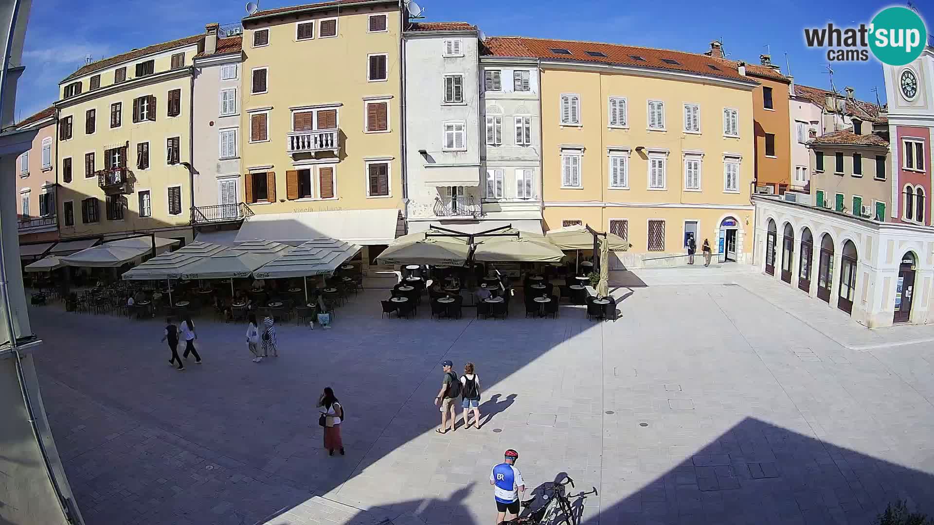 Webcam Rovinj Zentrum – Hauptplatz in Echtzeit
