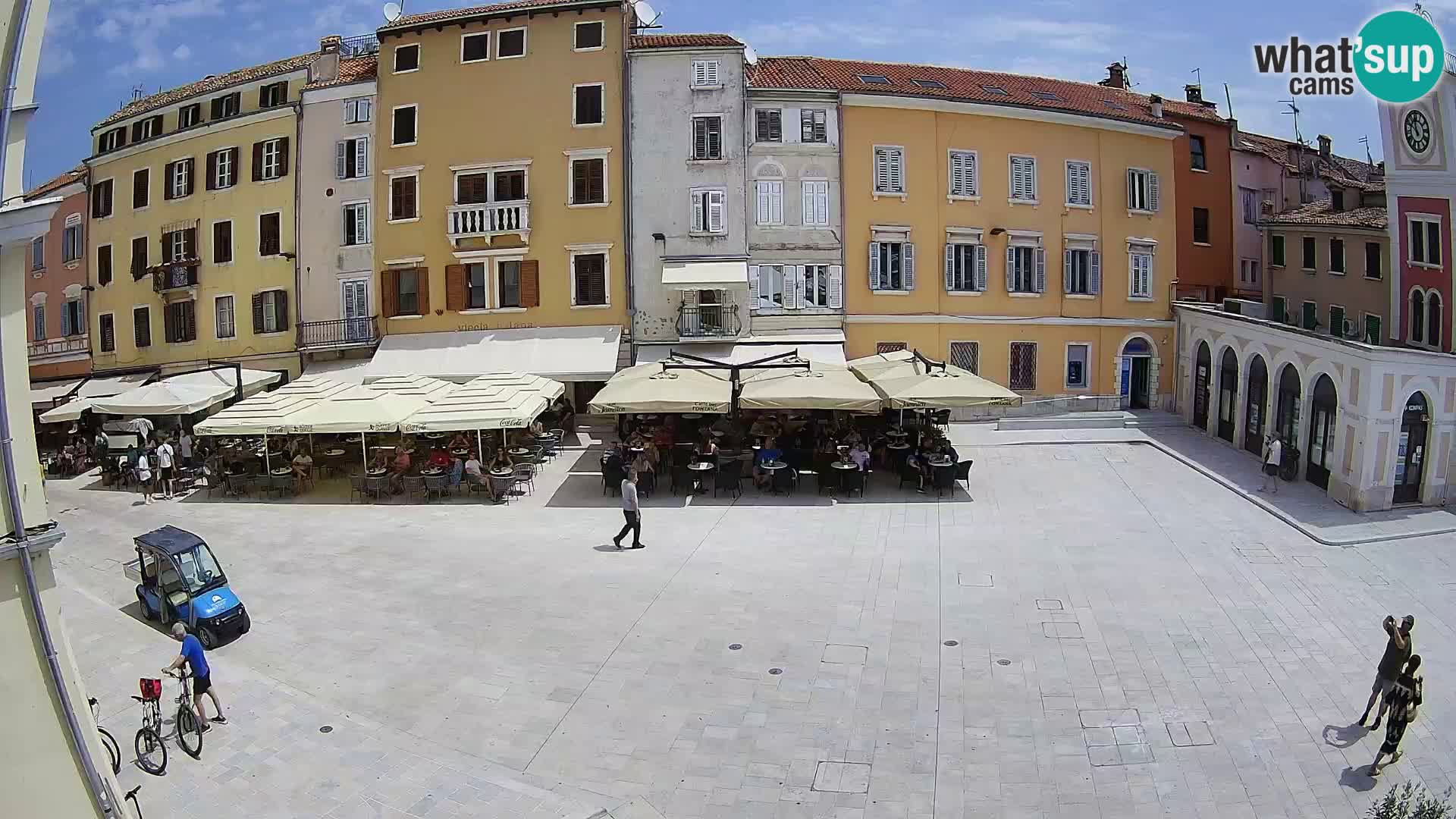 Webcam Rovinj Zentrum – Hauptplatz in Echtzeit