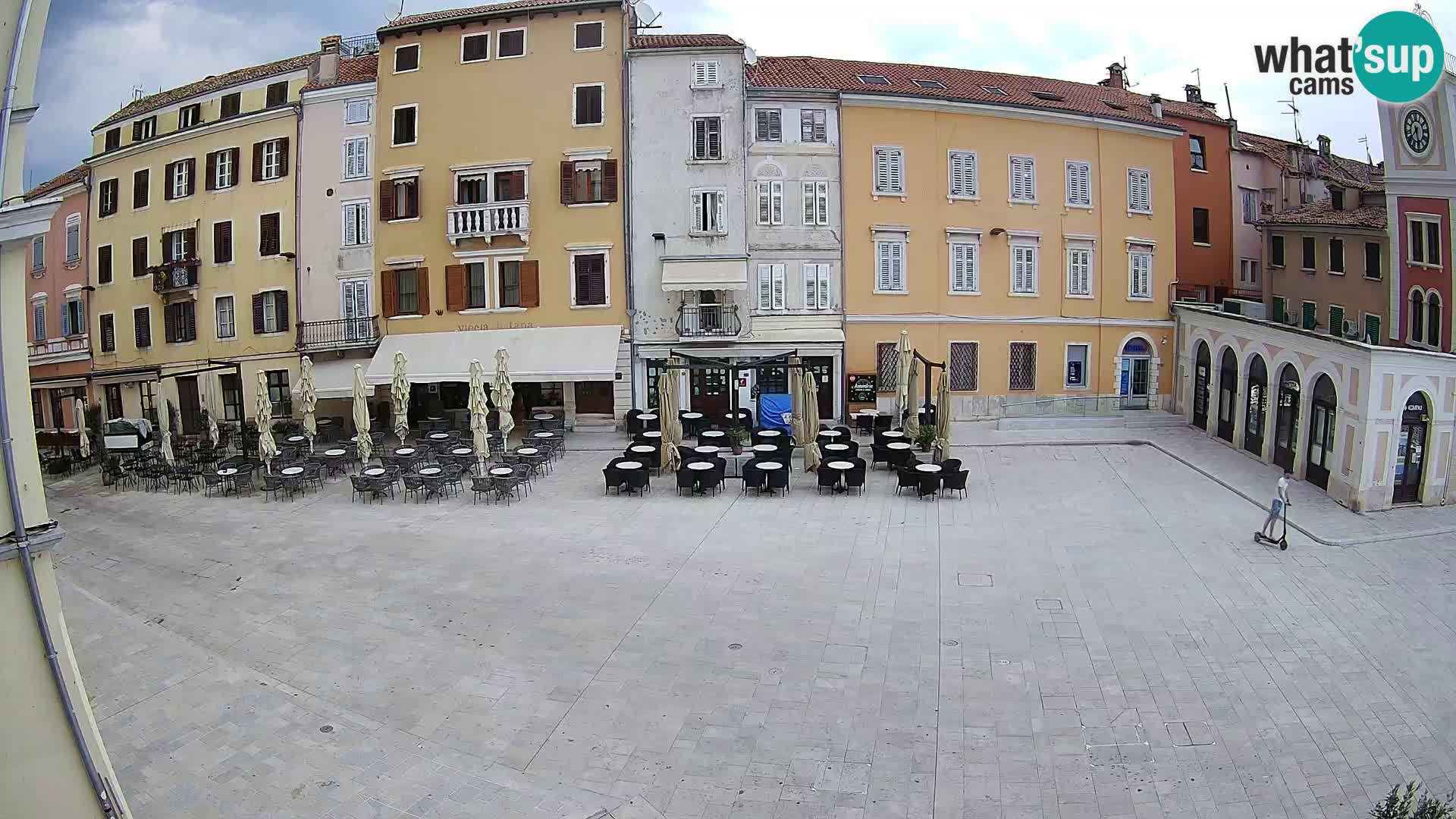 Webcam Rovinj Zentrum – Hauptplatz in Echtzeit