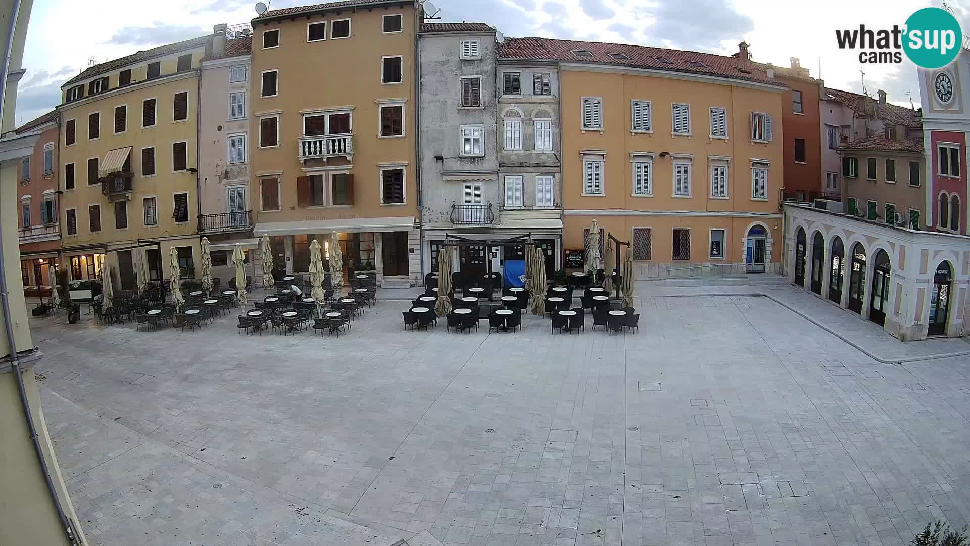 Webcam Rovinj Center – Plaza Principal