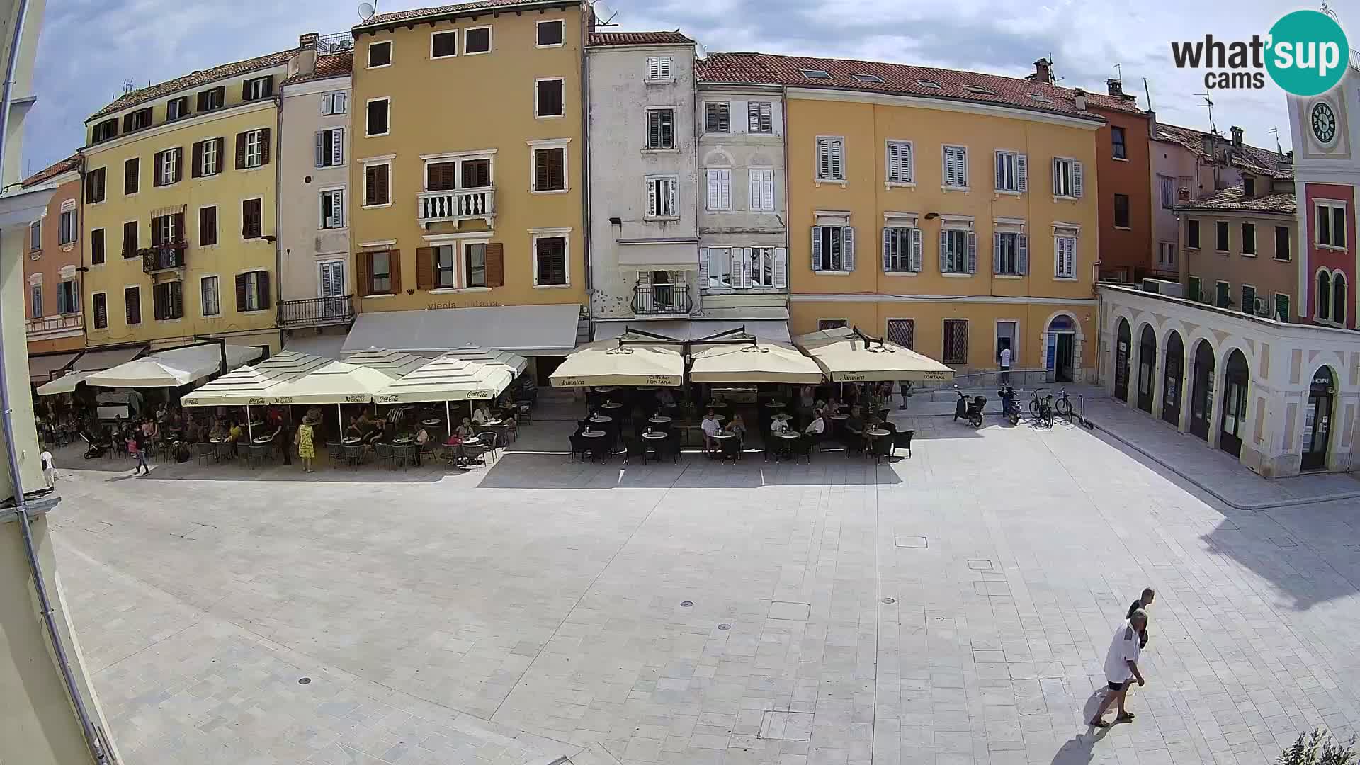 Webcam Rovinj Center – Plaza Principal