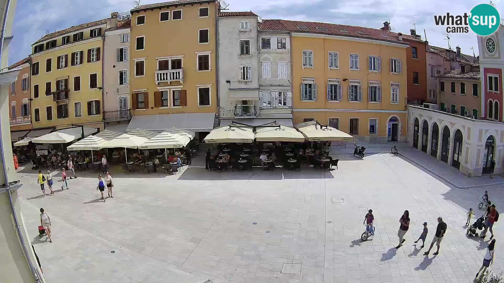 Webcam Rovinj Zentrum – Hauptplatz in Echtzeit