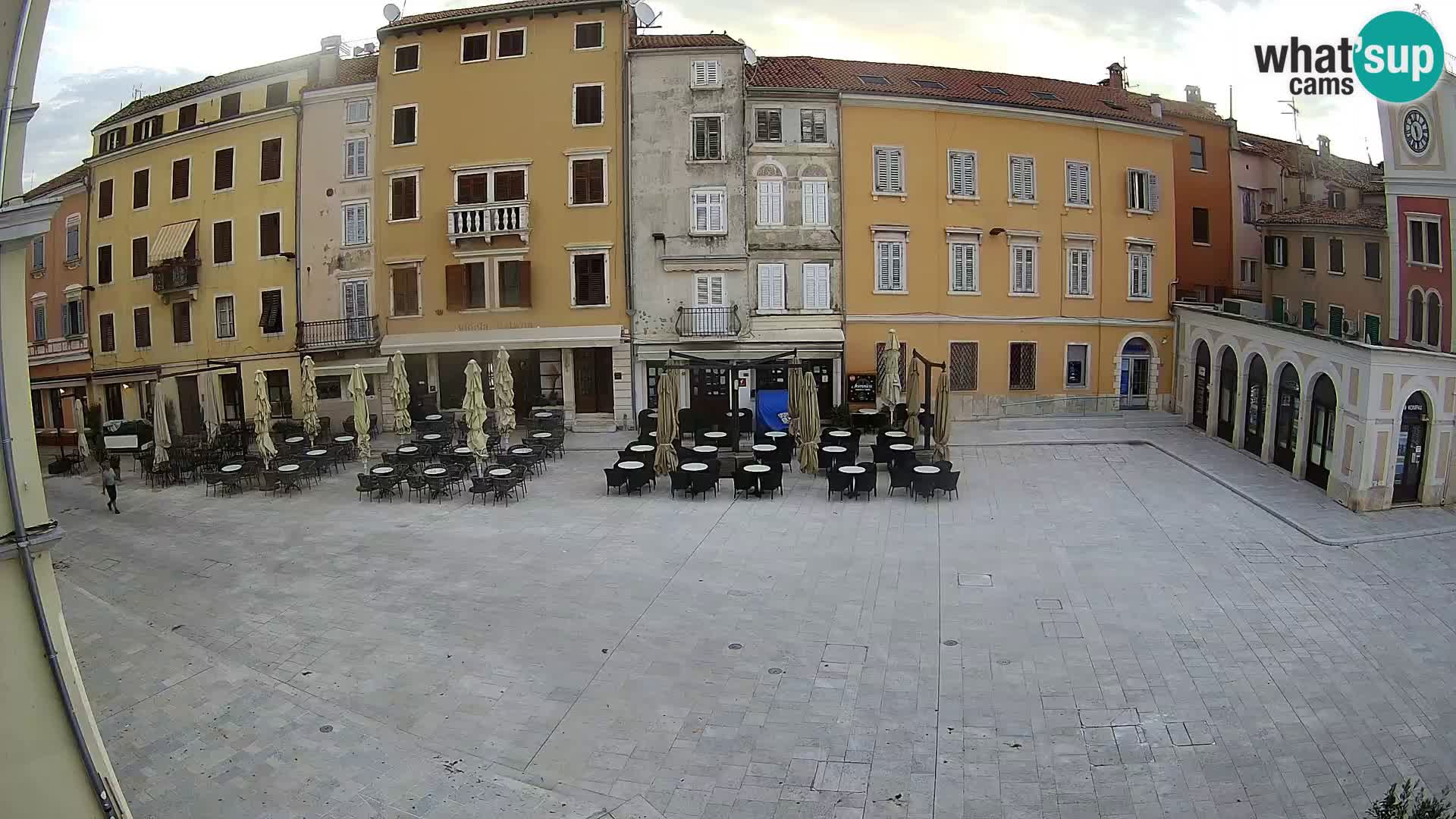Webcam Rovinj Zentrum – Hauptplatz in Echtzeit