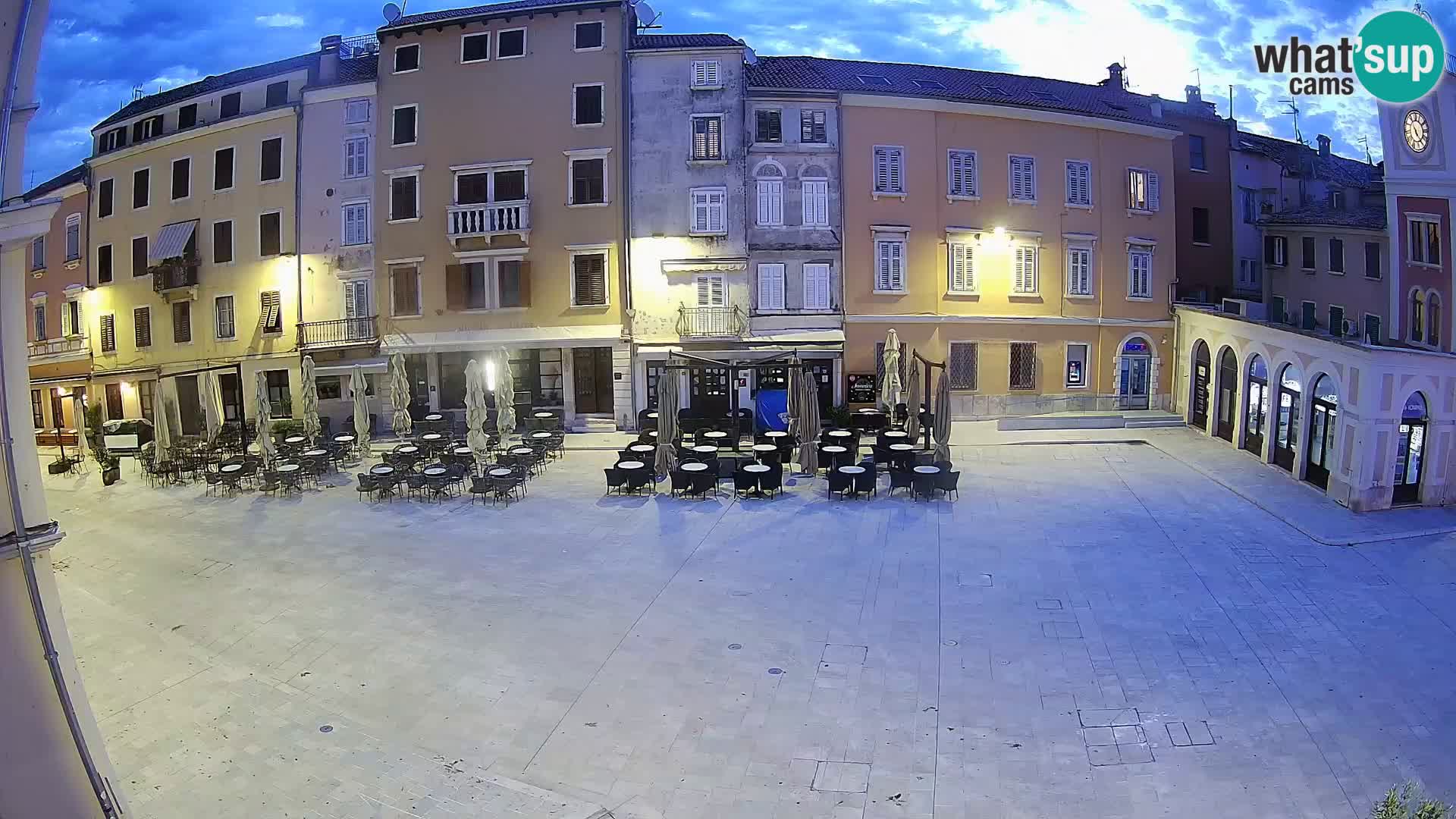 Webcam Rovinj Zentrum – Hauptplatz in Echtzeit