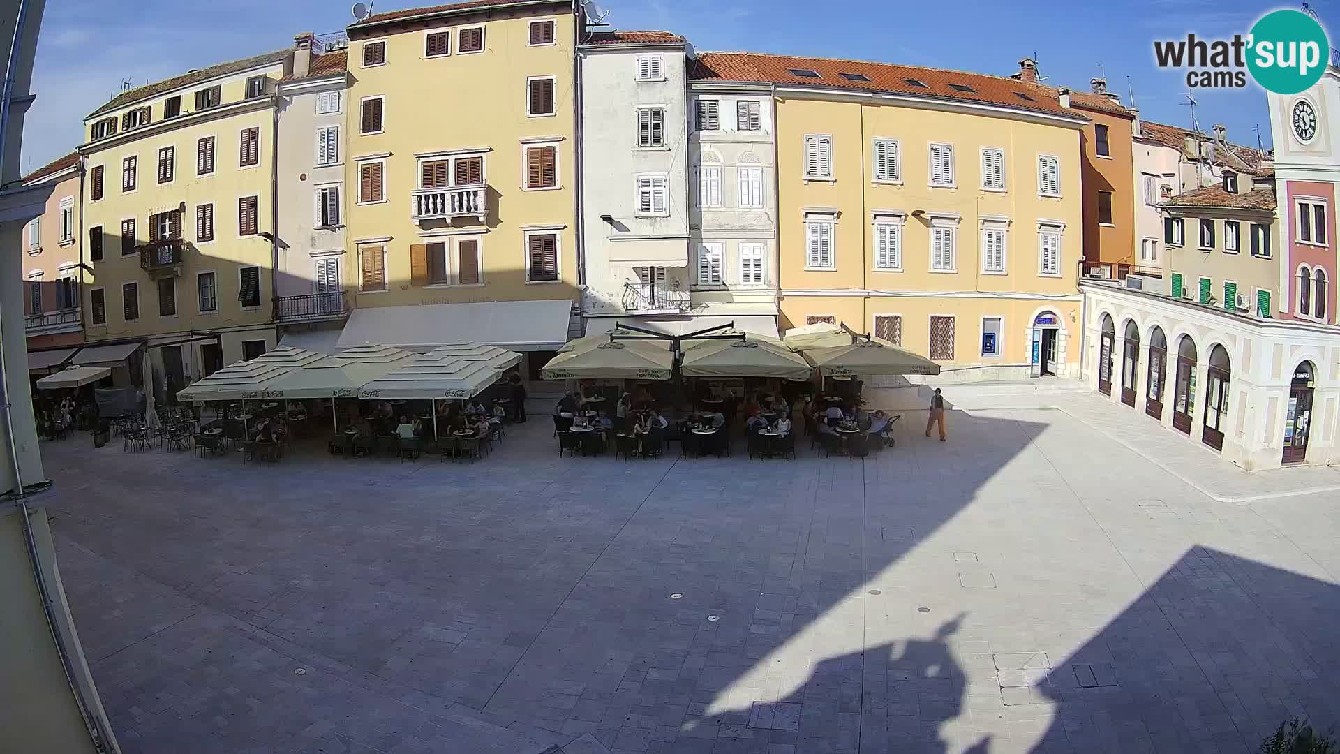 Webcam Rovinj Zentrum – Hauptplatz in Echtzeit