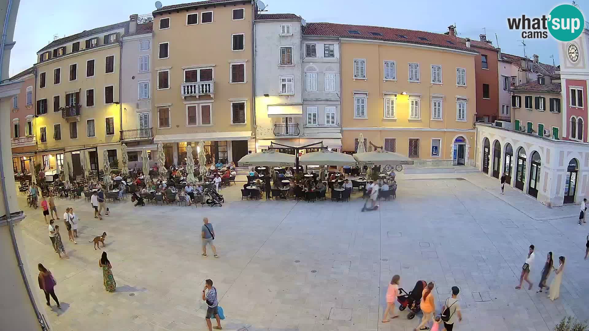 Webcam Rovinj Center – Plaza Principal