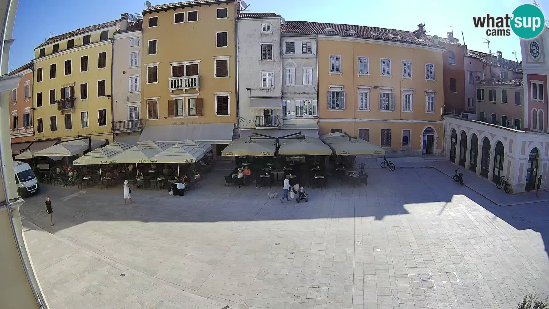 Webcam Rovinj Zentrum – Hauptplatz in Echtzeit