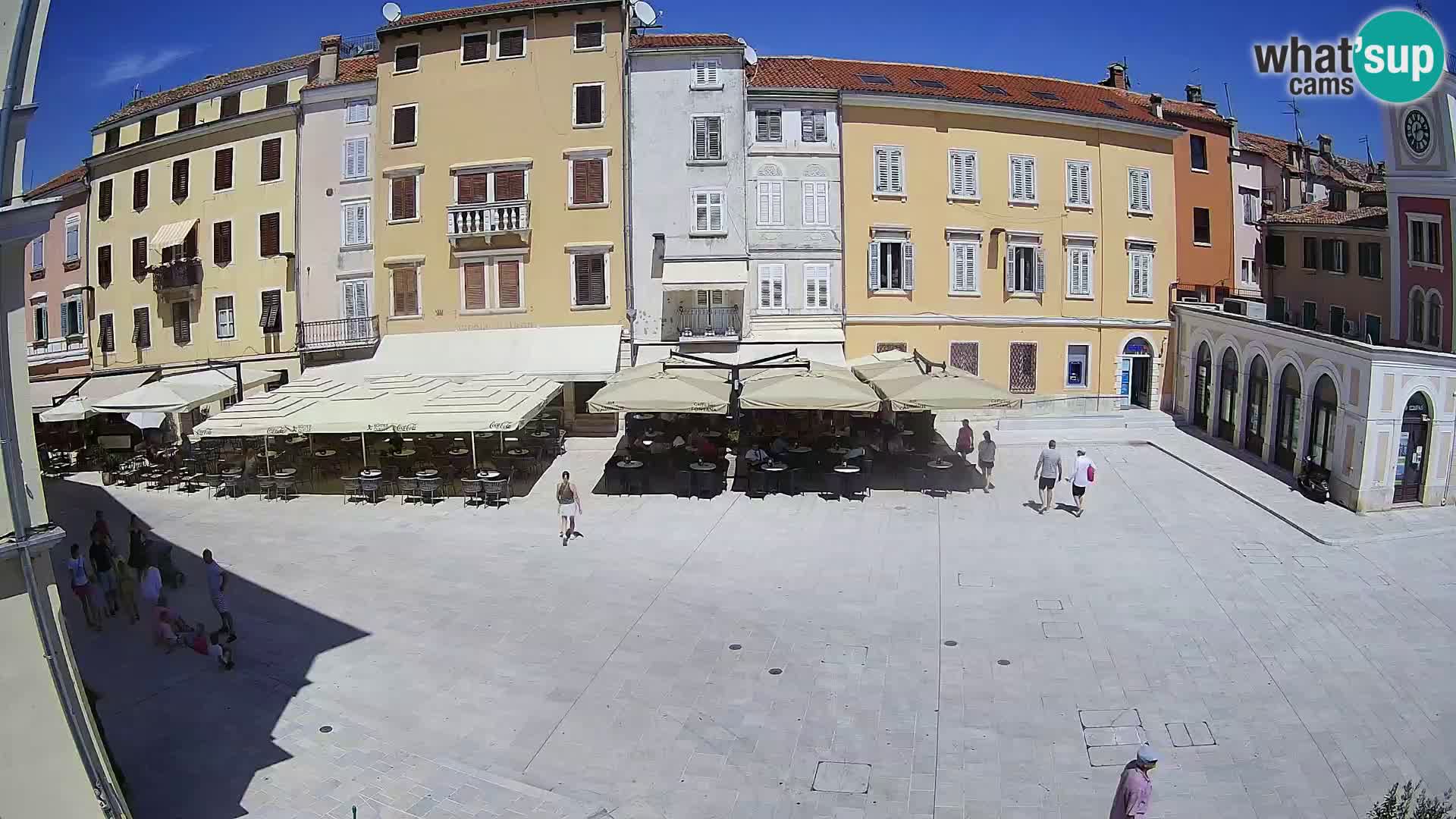Webcam Rovinj Zentrum – Hauptplatz in Echtzeit