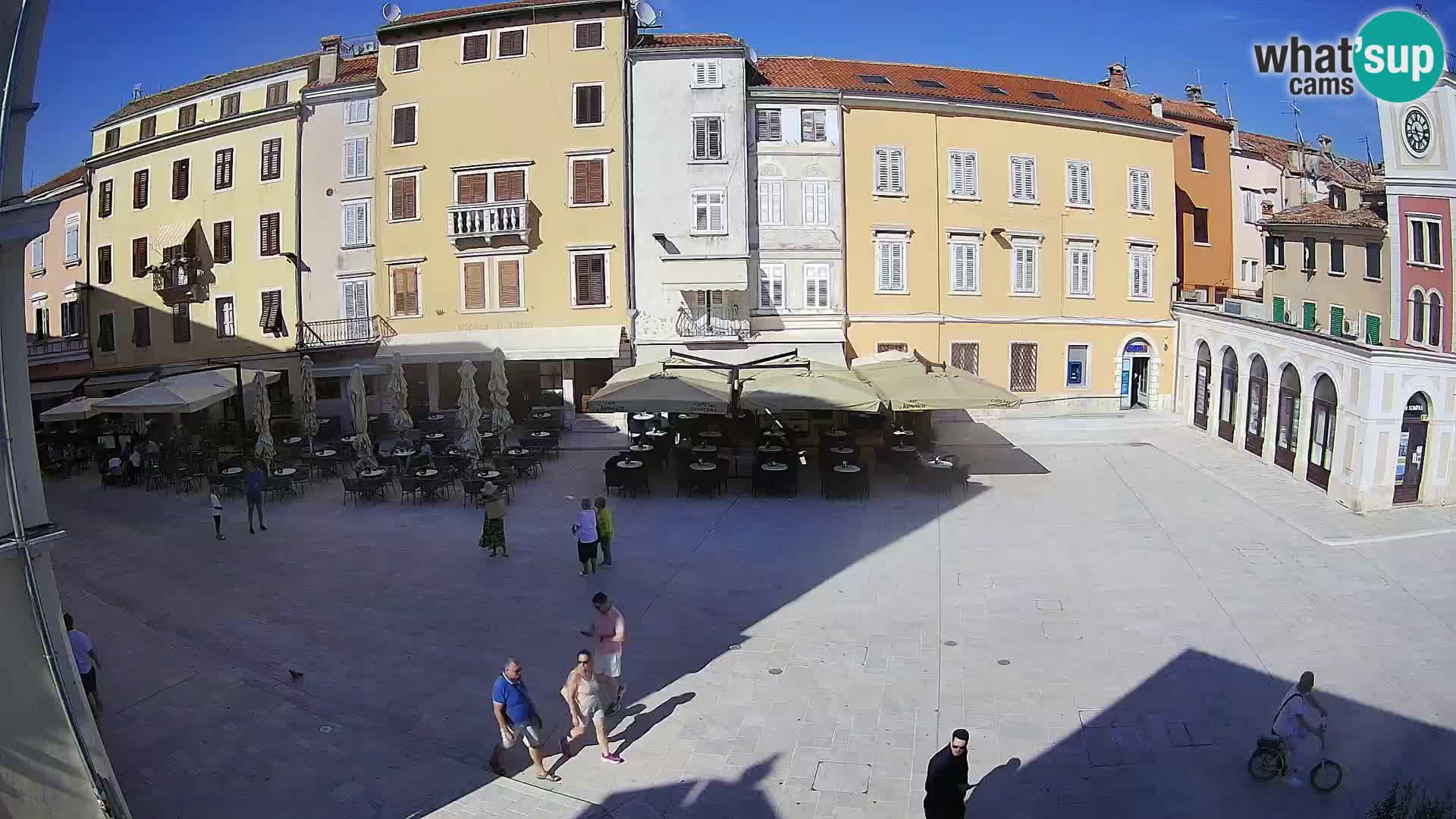 Webcam Rovinj Zentrum – Hauptplatz in Echtzeit