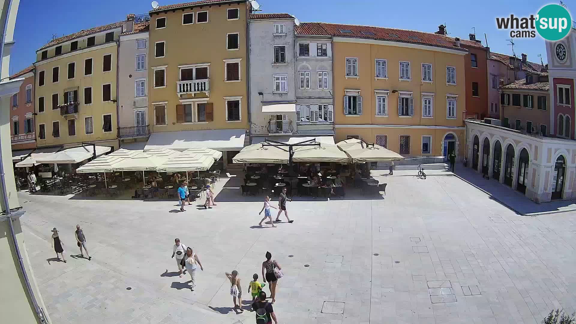 Rovinj Center Webcam – Main Square