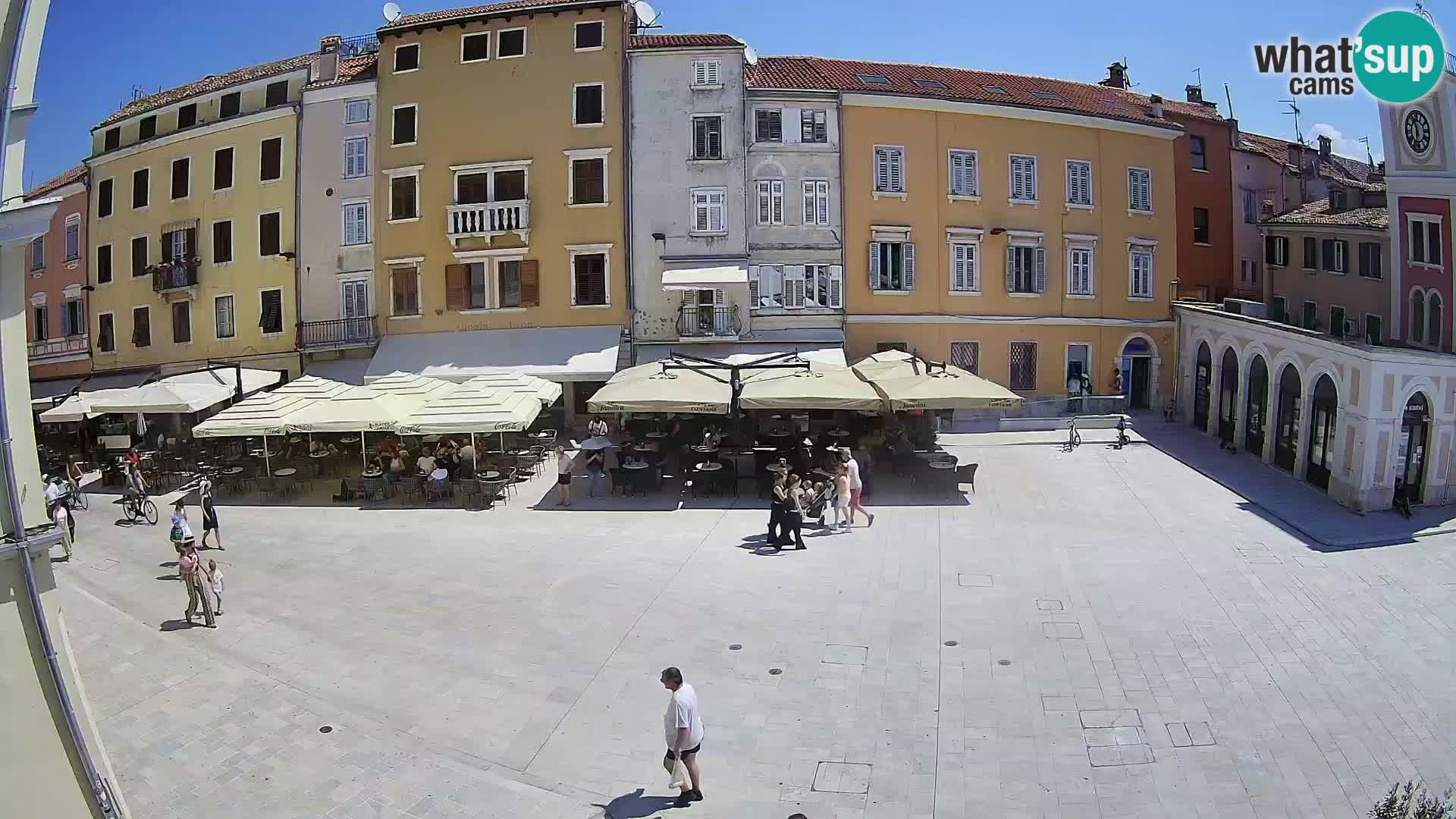 Spletna kamera Rovinj Center – Glavni trg