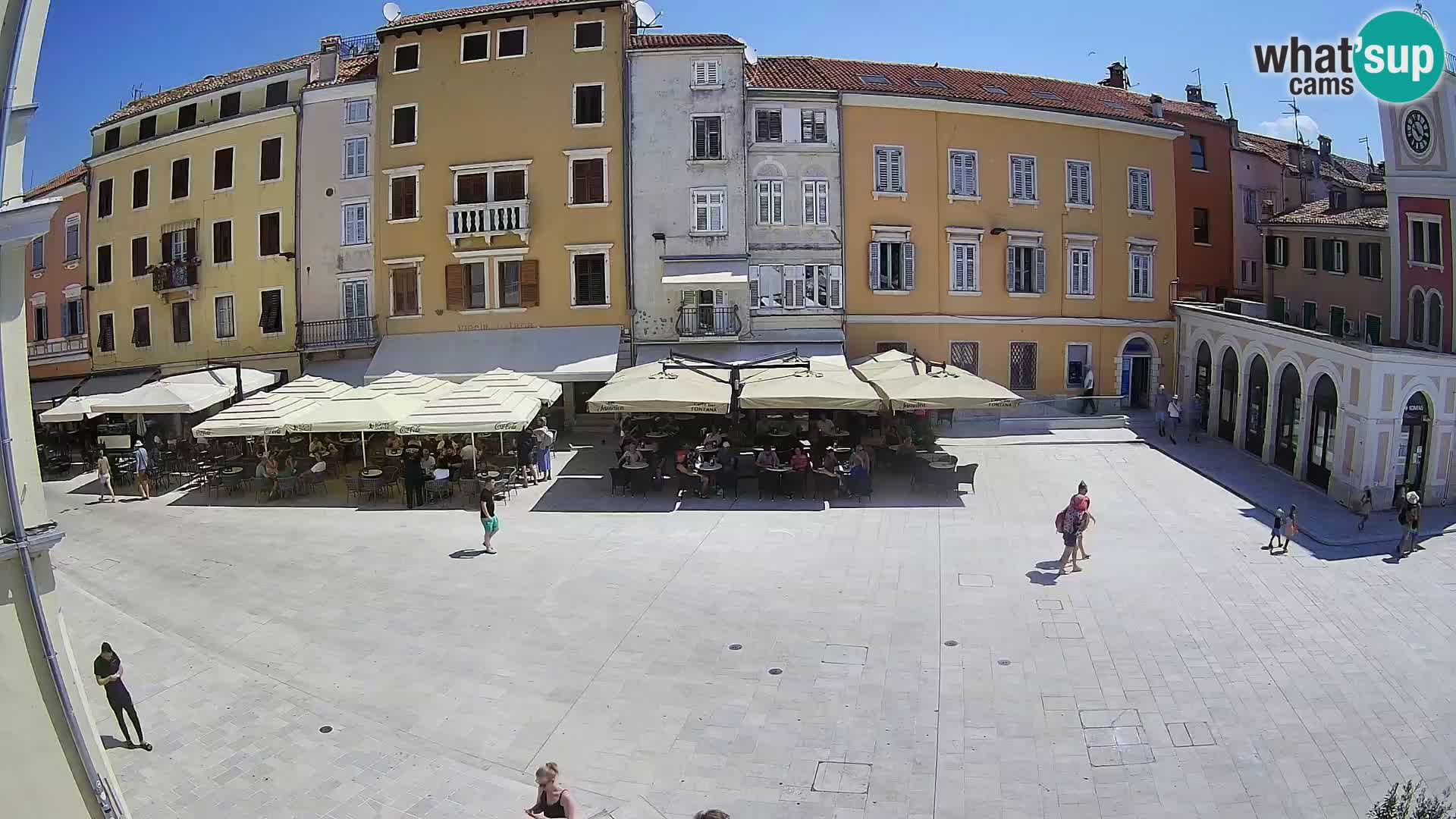 Webcam Rovinj Centre – Place Principale