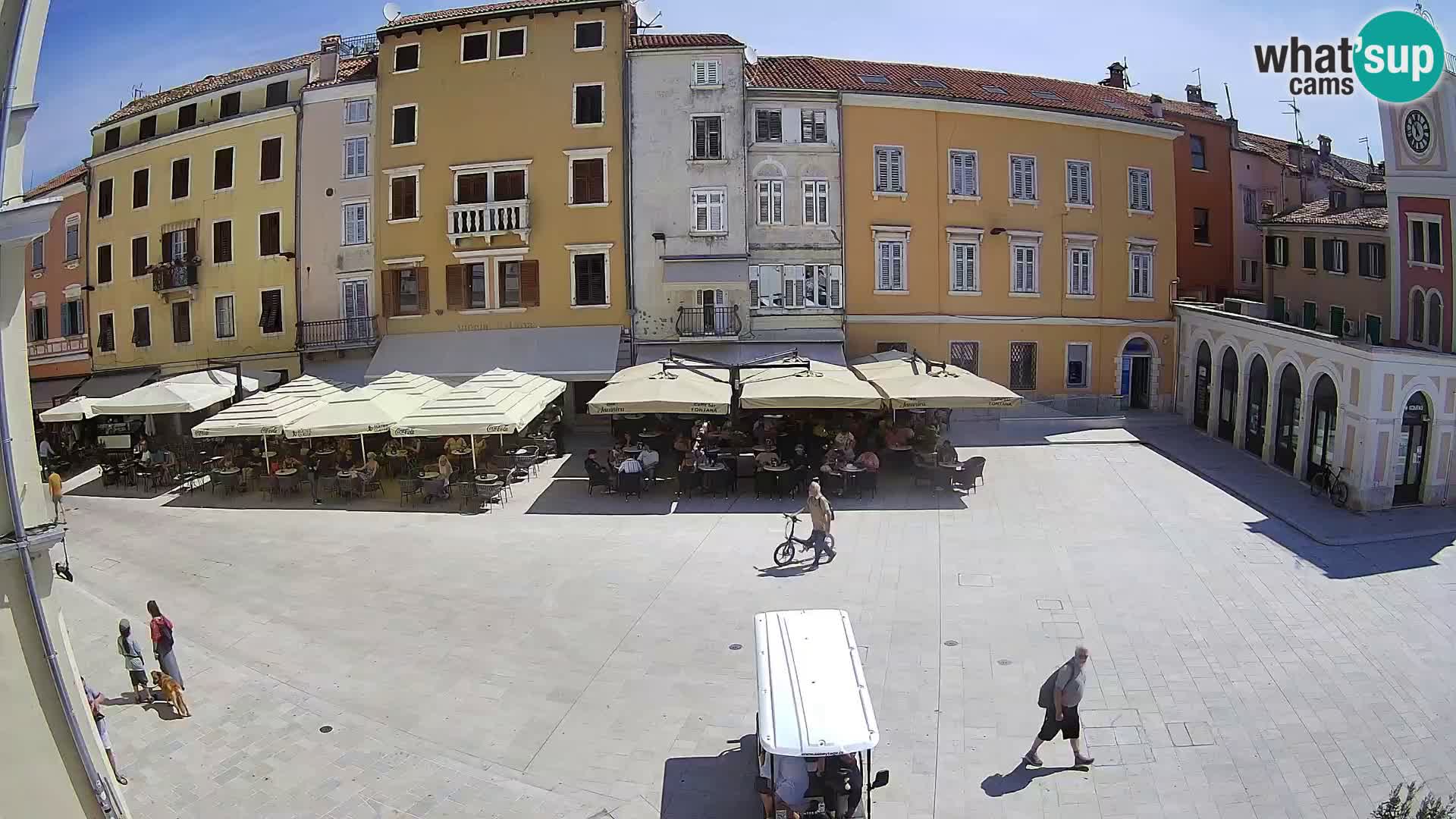 Webcam Rovinj Center – Plaza Principal