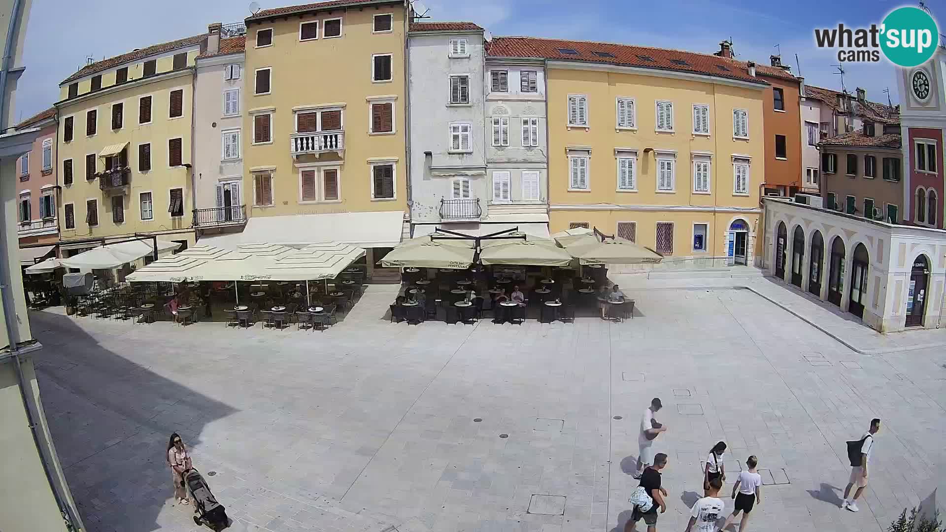 Webcam Rovinj Zentrum – Hauptplatz in Echtzeit