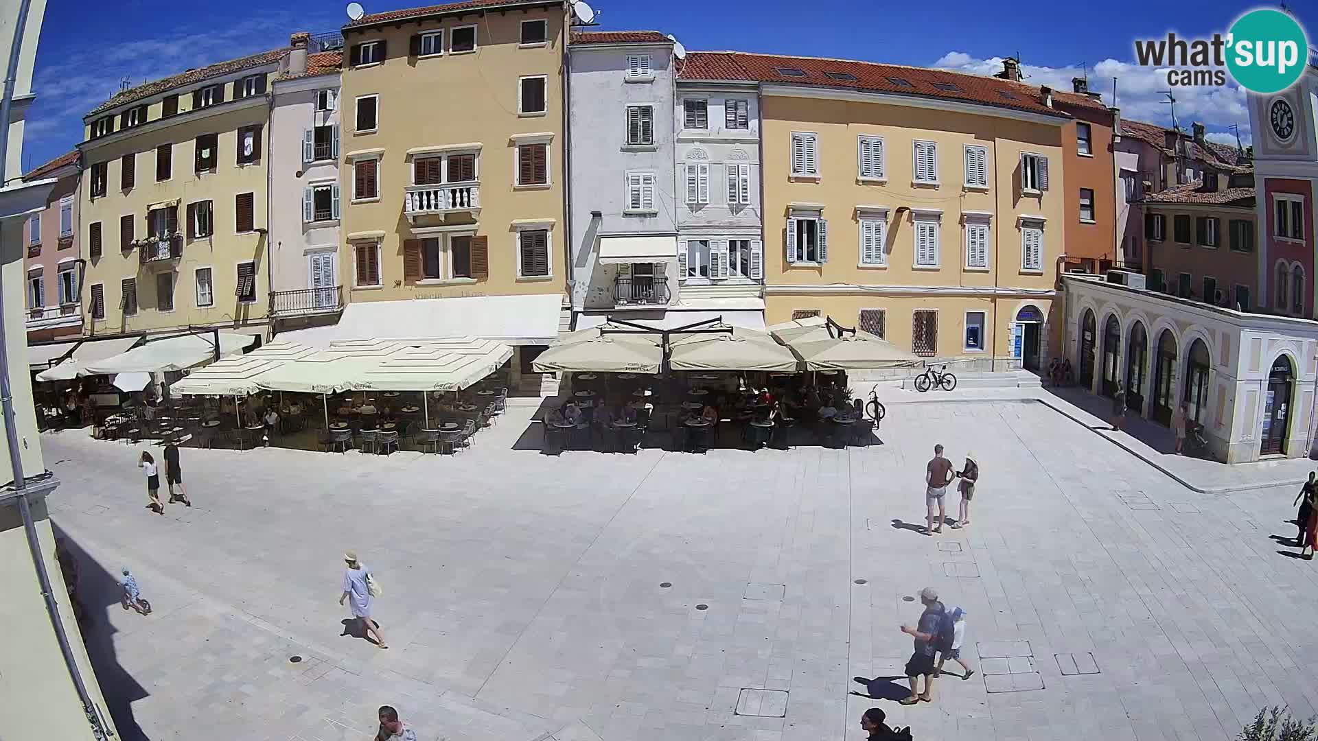 Webcam Rovinj Zentrum – Hauptplatz in Echtzeit