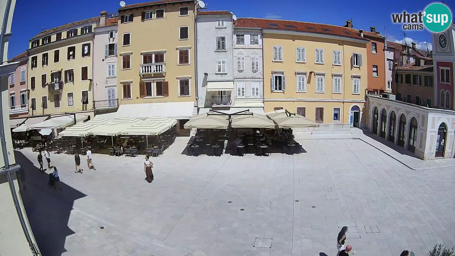 Webcam Rovinj Zentrum – Hauptplatz in Echtzeit