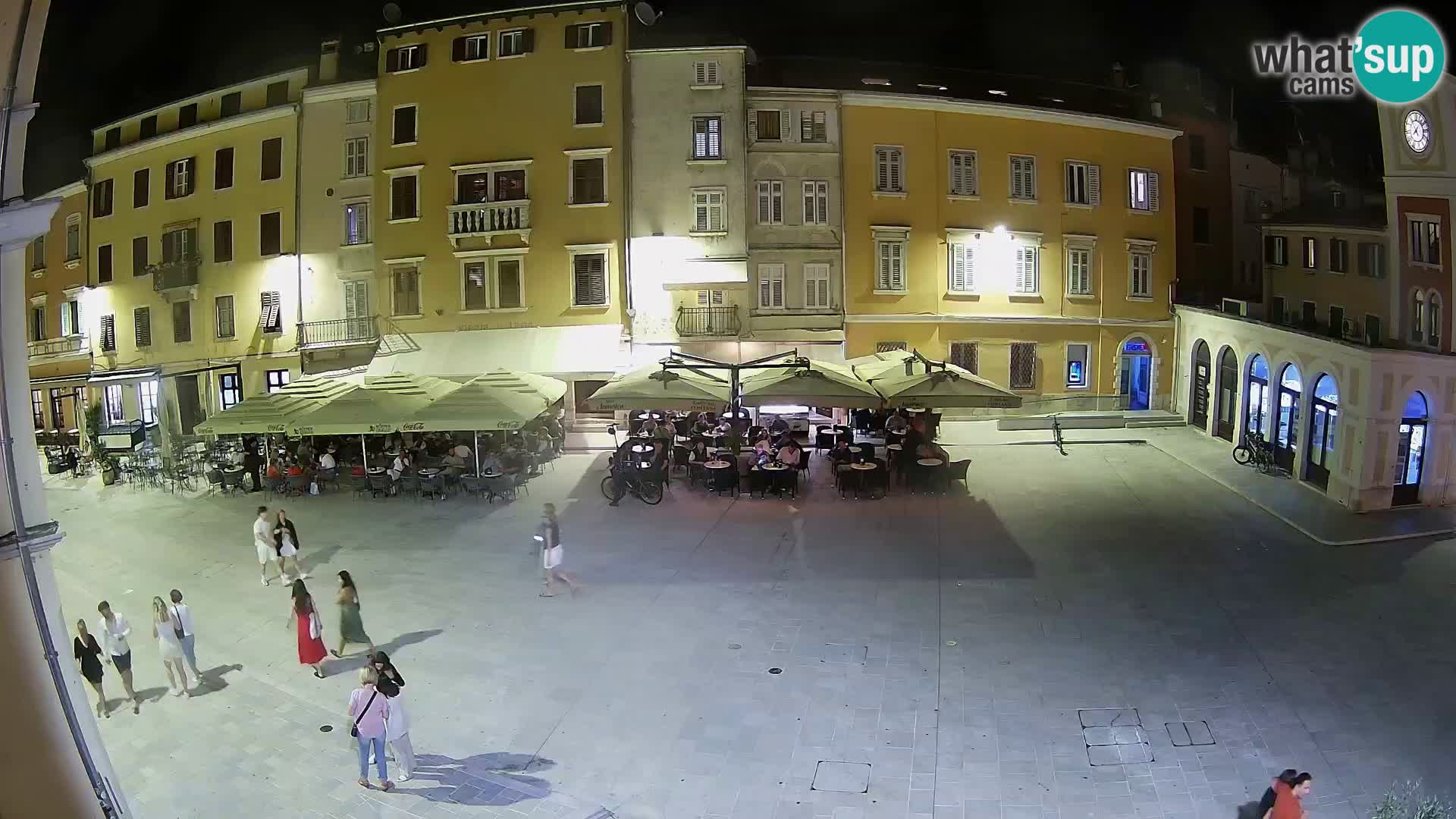 Webcam Rovinj Zentrum – Hauptplatz in Echtzeit