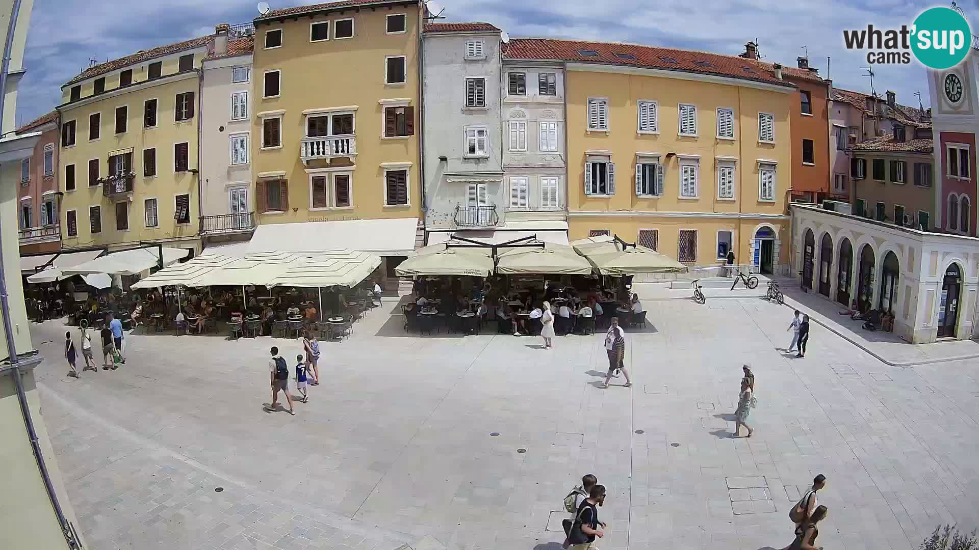 Webcam Rovinj Zentrum – Hauptplatz in Echtzeit