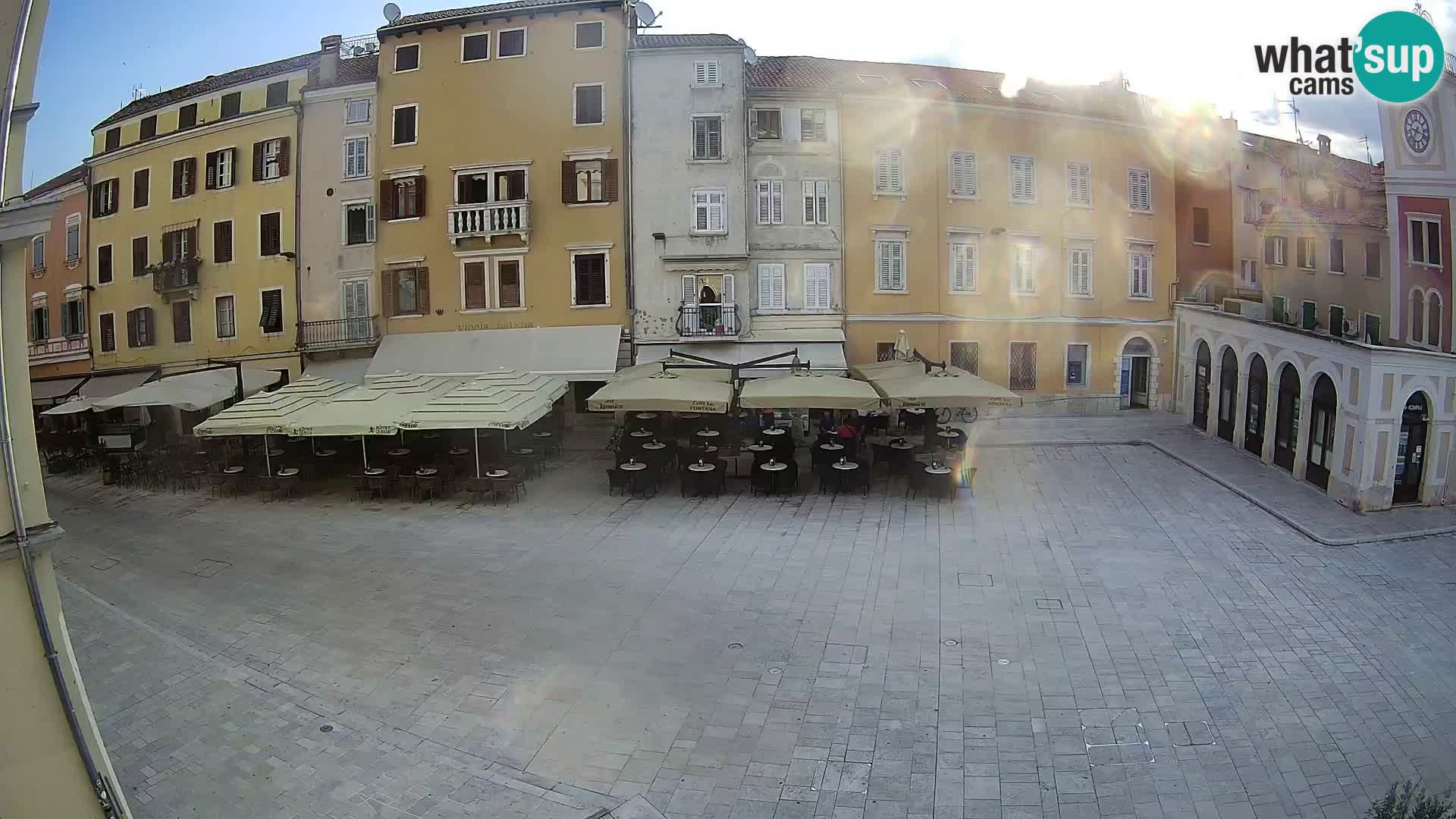 Webcam Rovinj Zentrum – Hauptplatz in Echtzeit