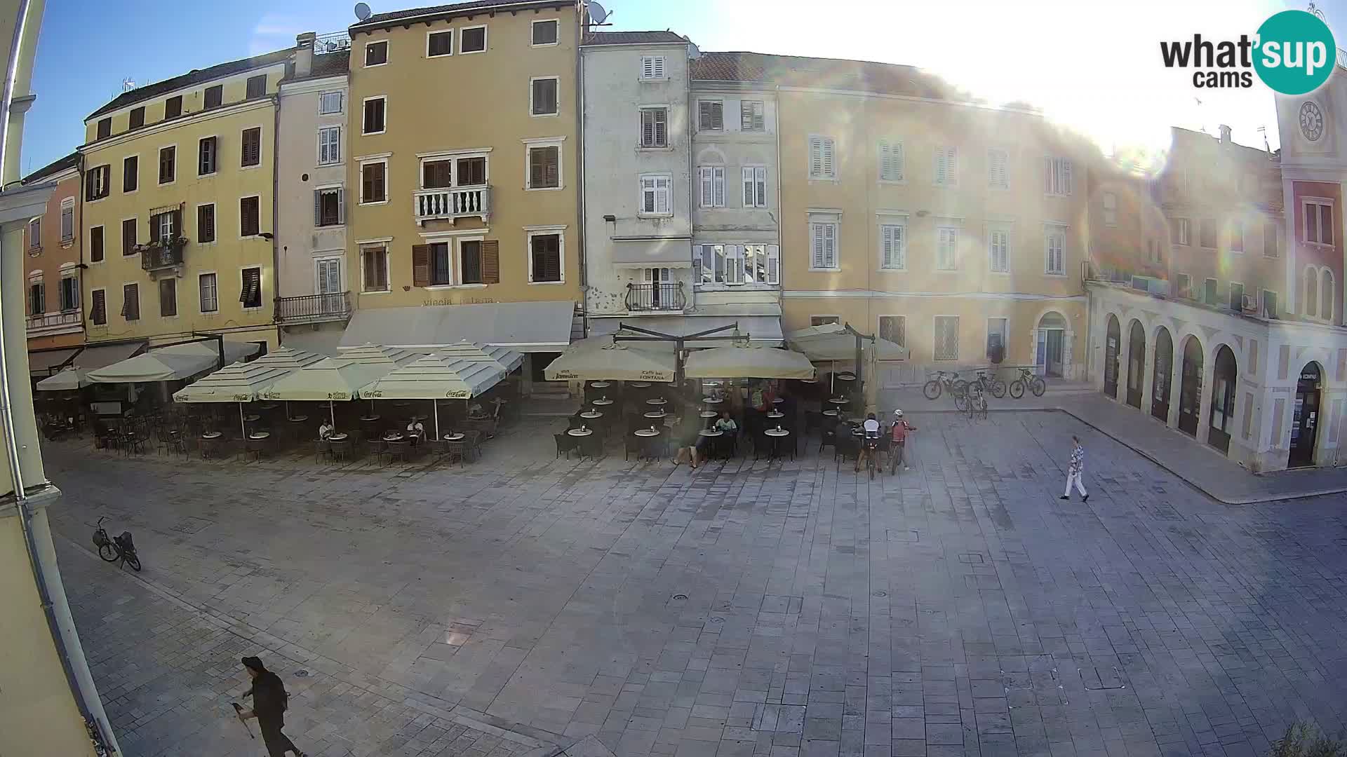Webcam Rovinj Zentrum – Hauptplatz in Echtzeit
