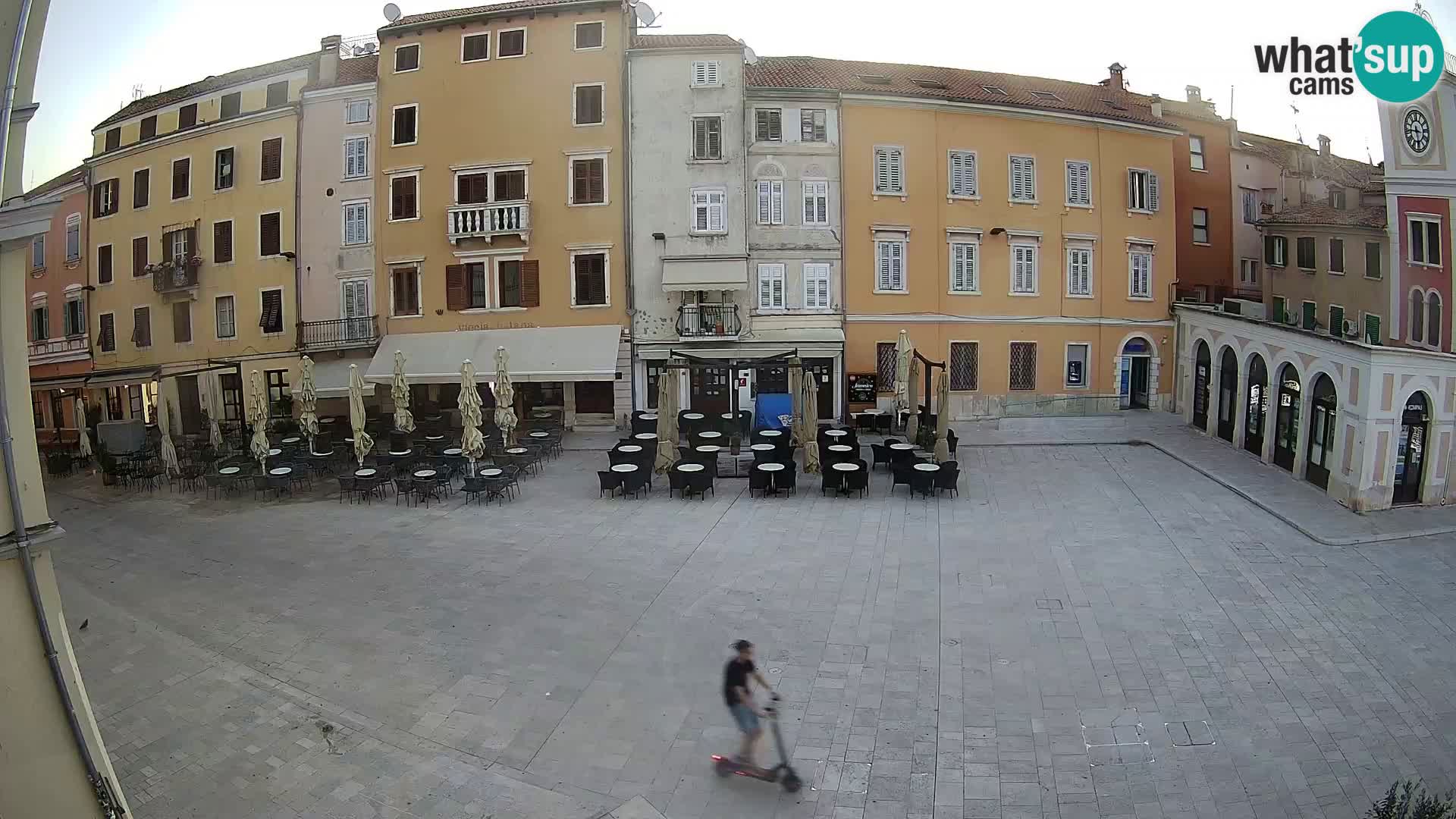 Webcam Rovinj Zentrum – Hauptplatz in Echtzeit