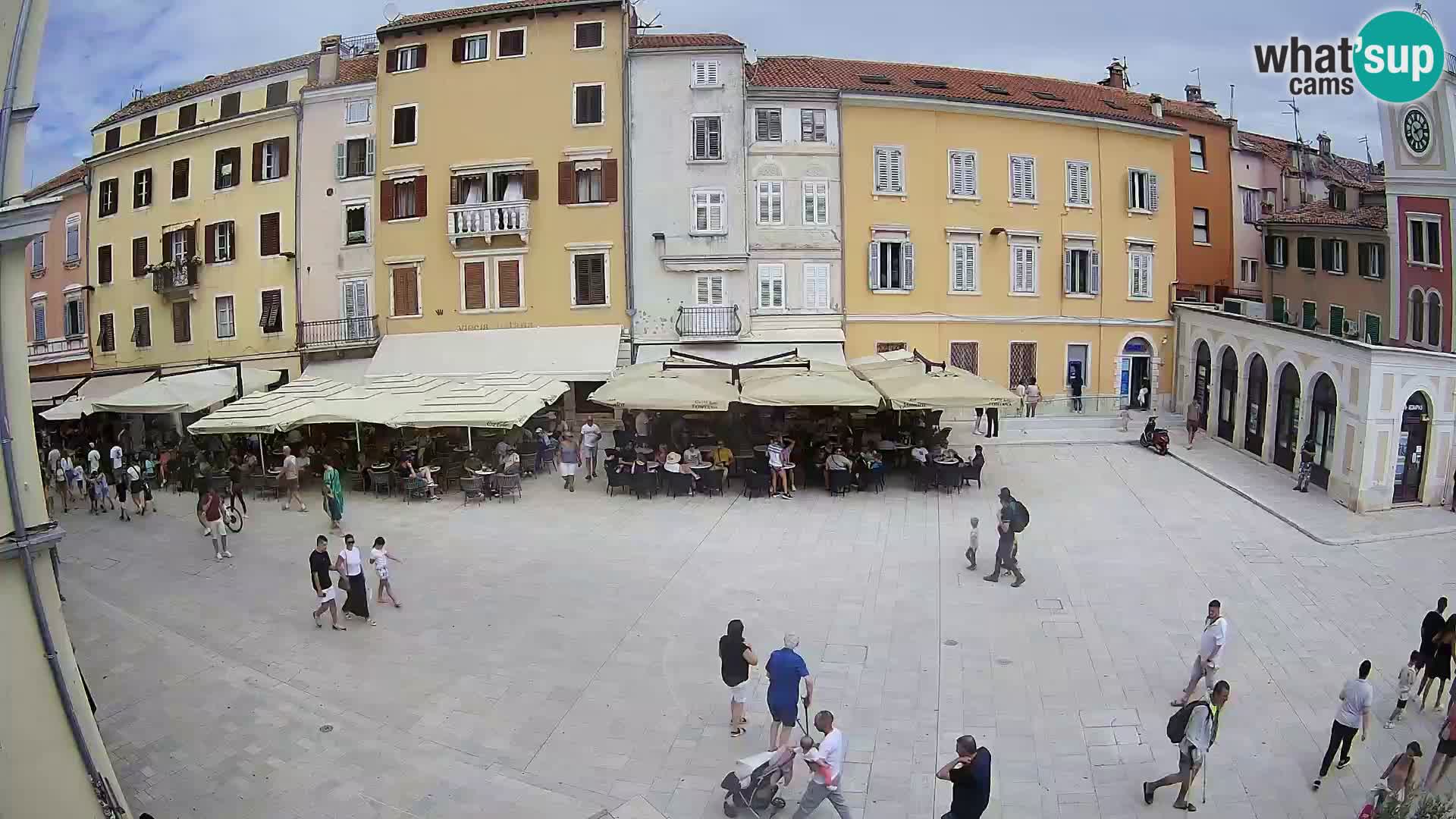 Webcam Rovinj Zentrum – Hauptplatz in Echtzeit