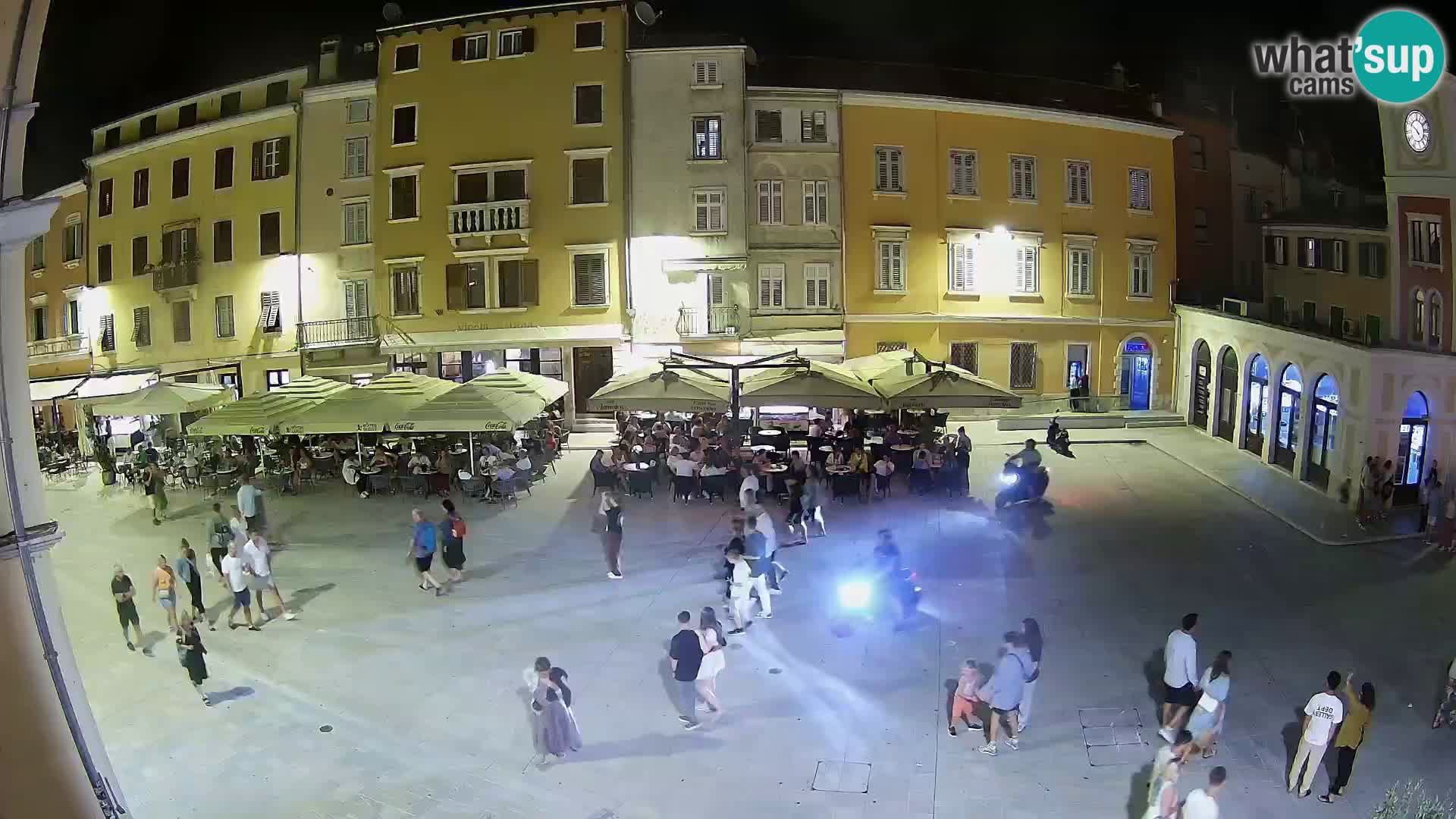 Webcam Rovinj Zentrum – Hauptplatz in Echtzeit