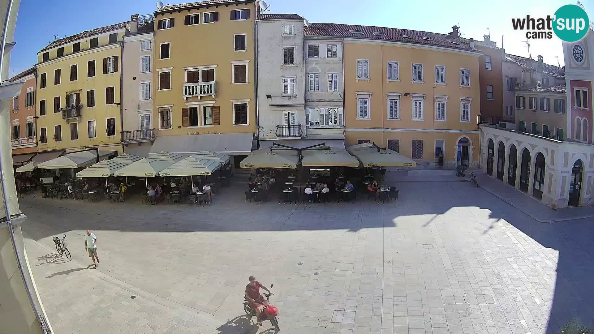 Webcam Rovinj Zentrum – Hauptplatz in Echtzeit