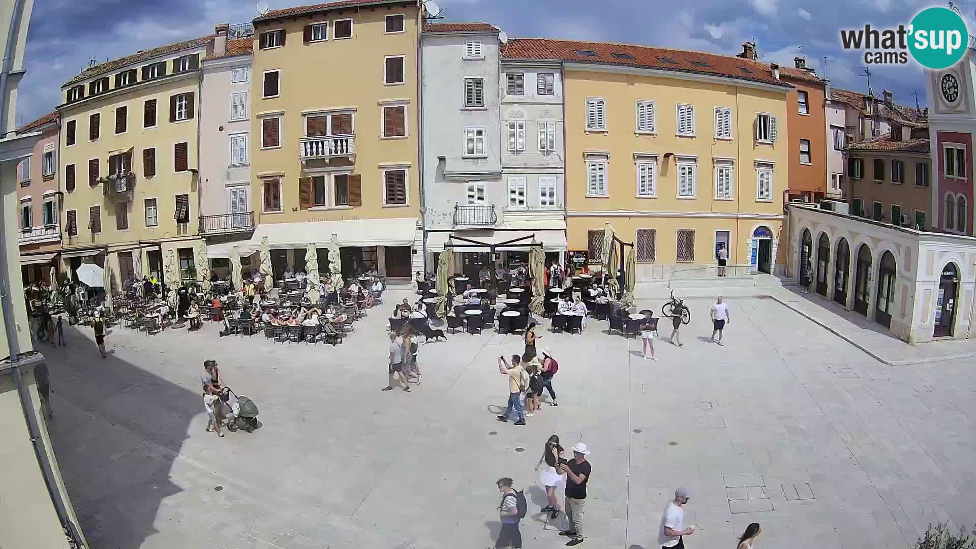 Webcam Rovinj Zentrum – Hauptplatz in Echtzeit