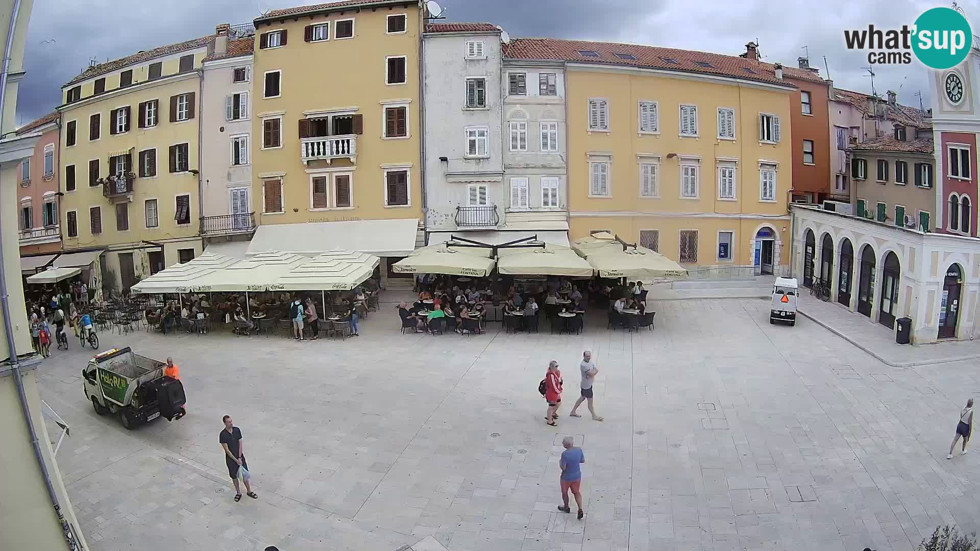 Webcam Rovinj Zentrum – Hauptplatz in Echtzeit