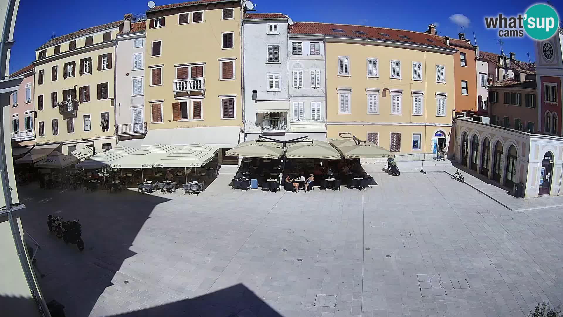 Webcam Rovinj Zentrum – Hauptplatz in Echtzeit