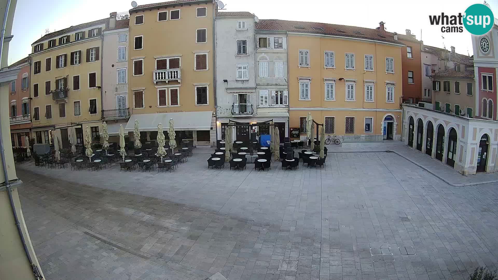 Webcam Rovinj Zentrum – Hauptplatz in Echtzeit