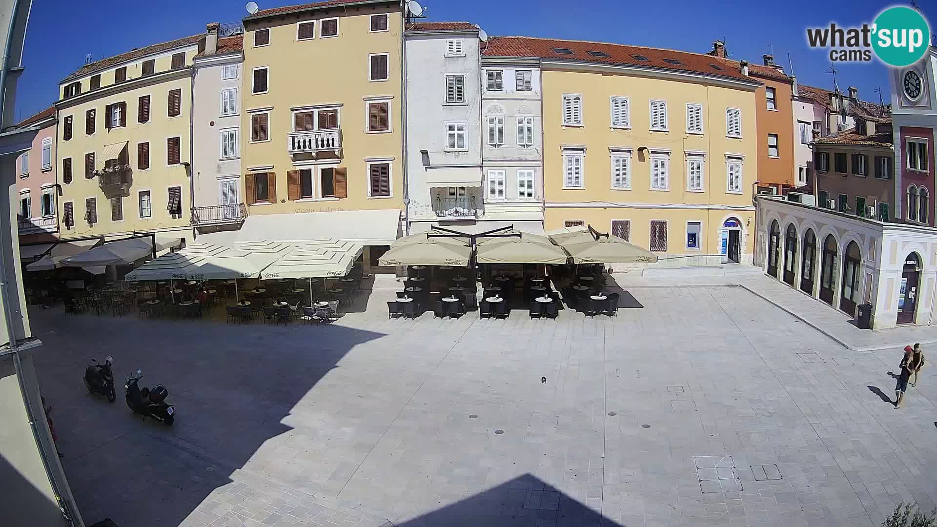 Webcam Rovinj Zentrum – Hauptplatz in Echtzeit