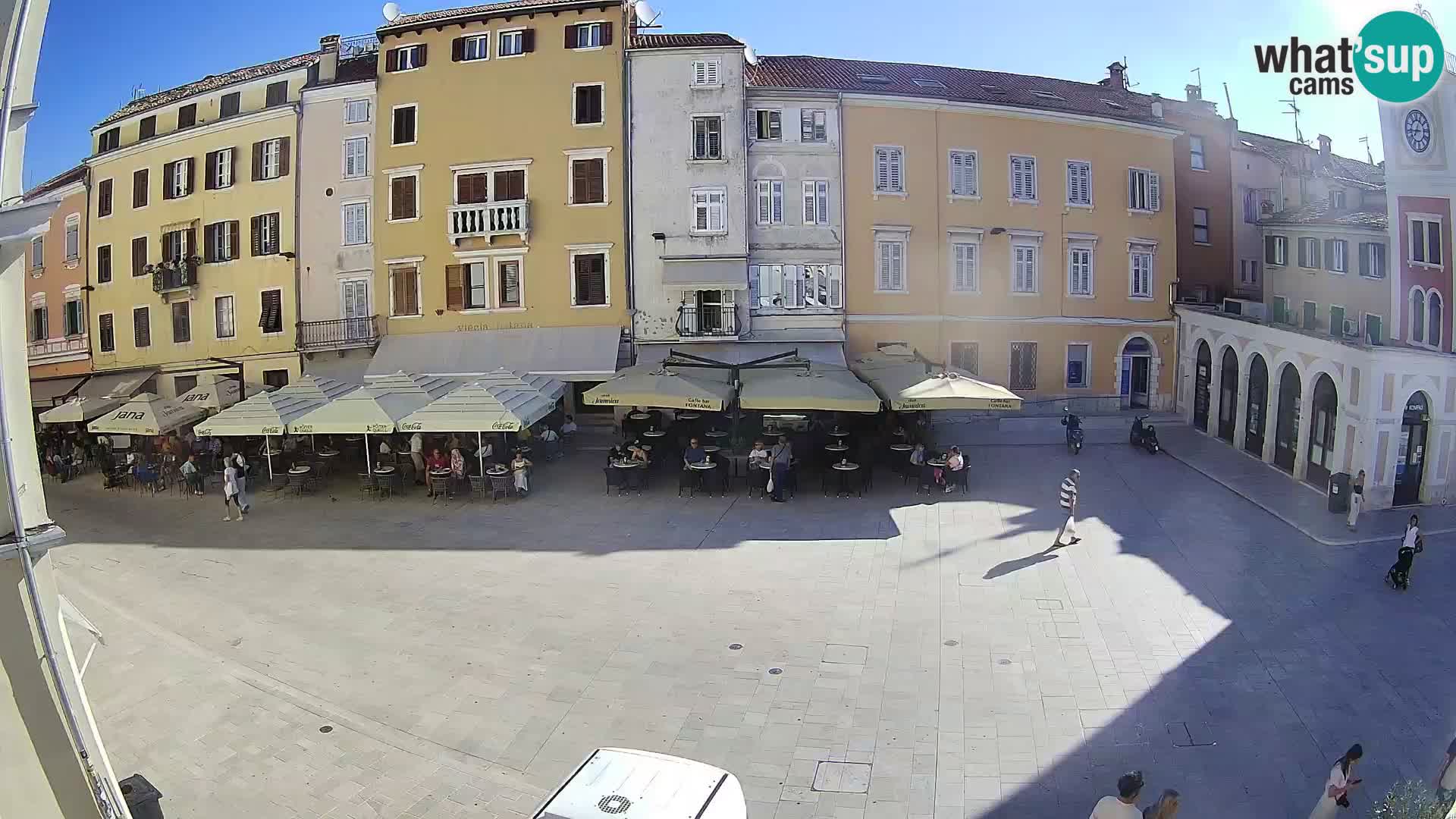Webcam Rovinj Center – Plaza Principal