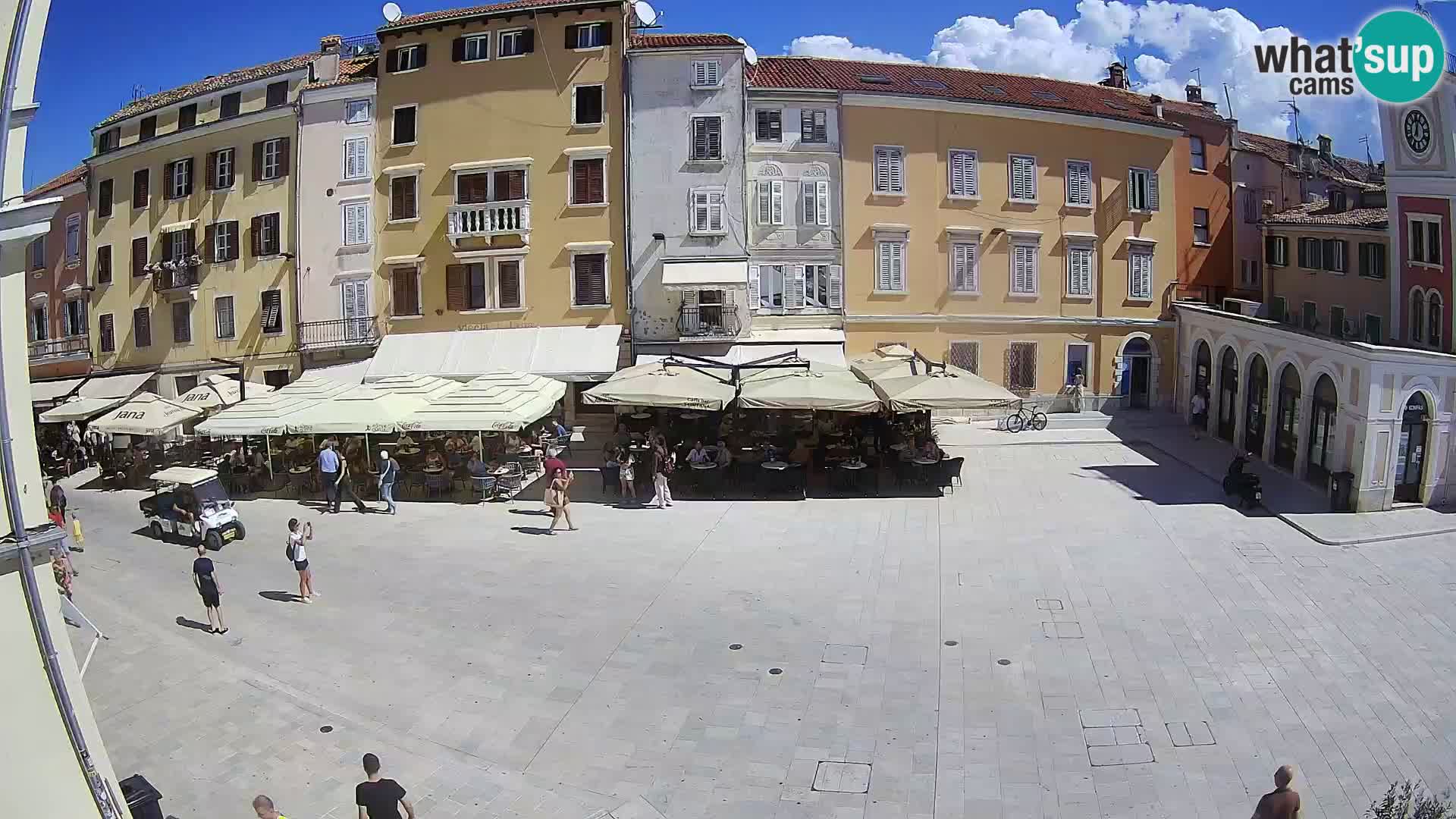 Webcam Rovinj Center – Plaza Principal