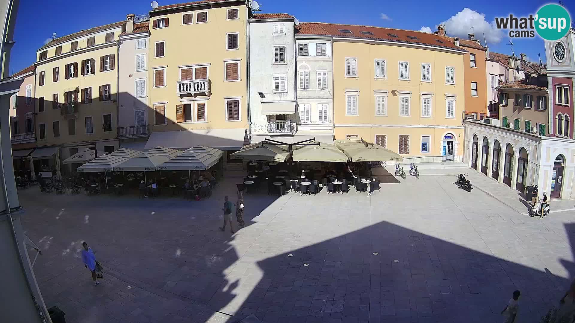 Webcam Rovinj Zentrum – Hauptplatz in Echtzeit