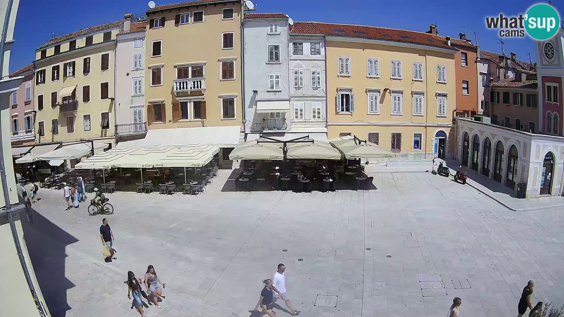 Webcam Rovinj Zentrum – Hauptplatz in Echtzeit