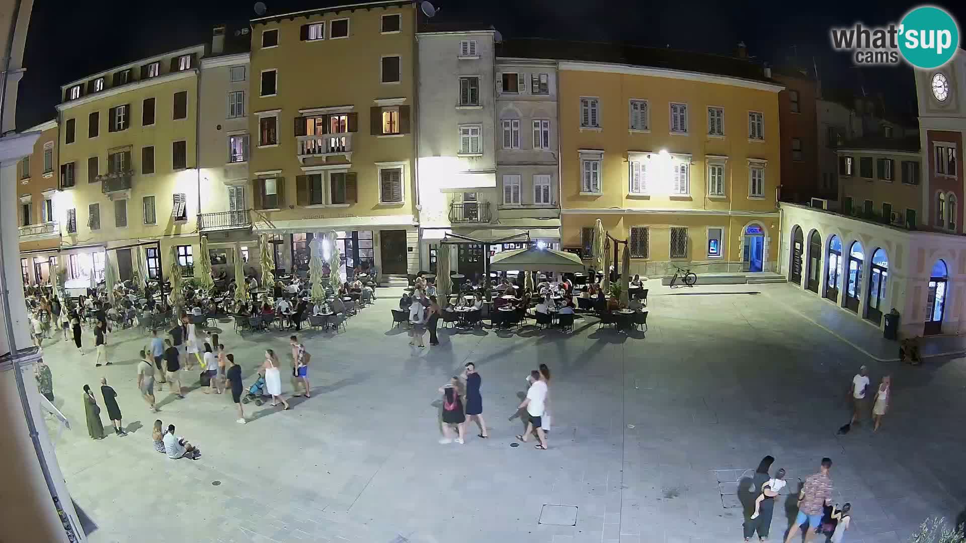 Webcam Rovinj Zentrum – Hauptplatz in Echtzeit
