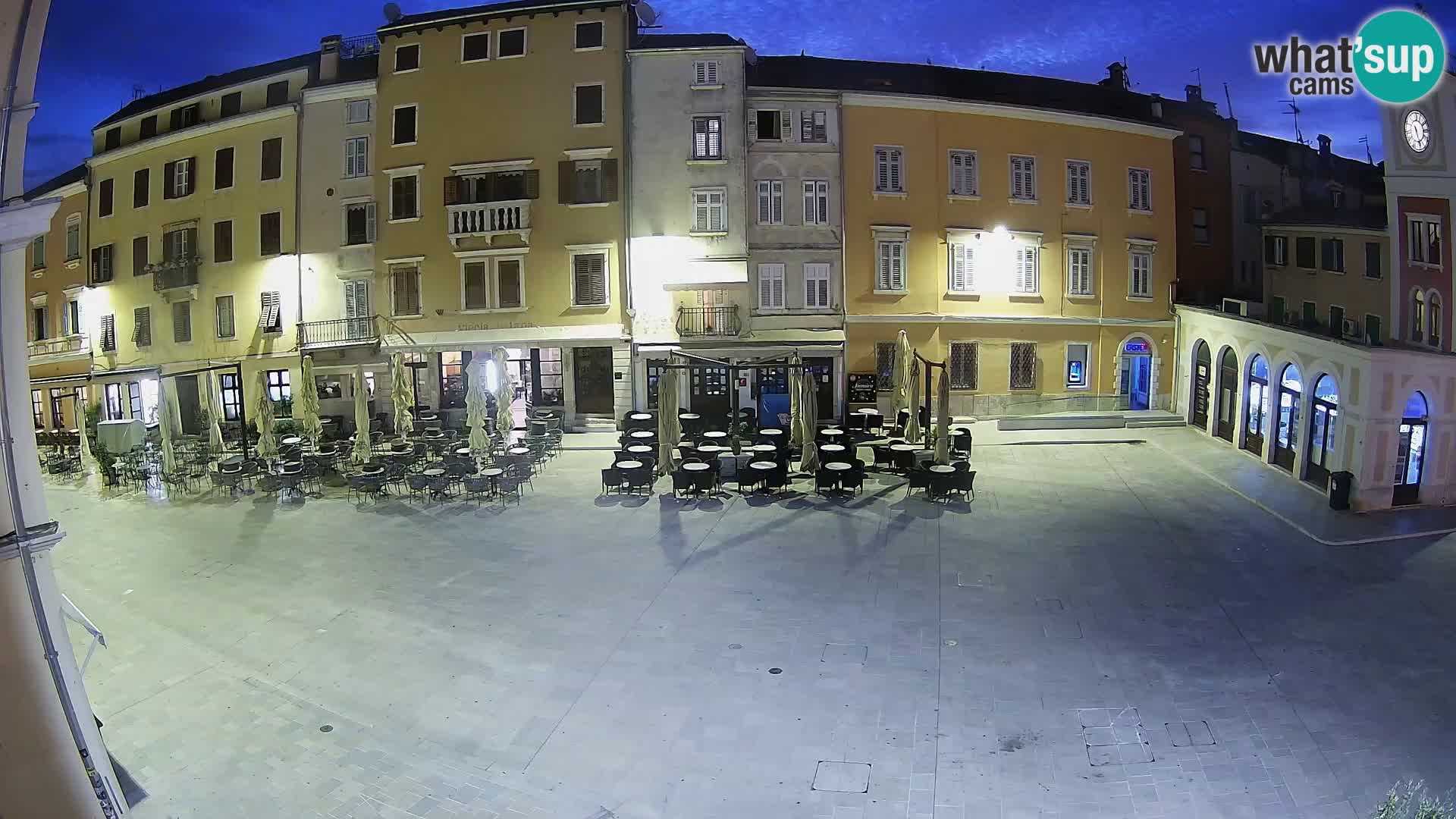 Webcam Rovinj Zentrum – Hauptplatz in Echtzeit