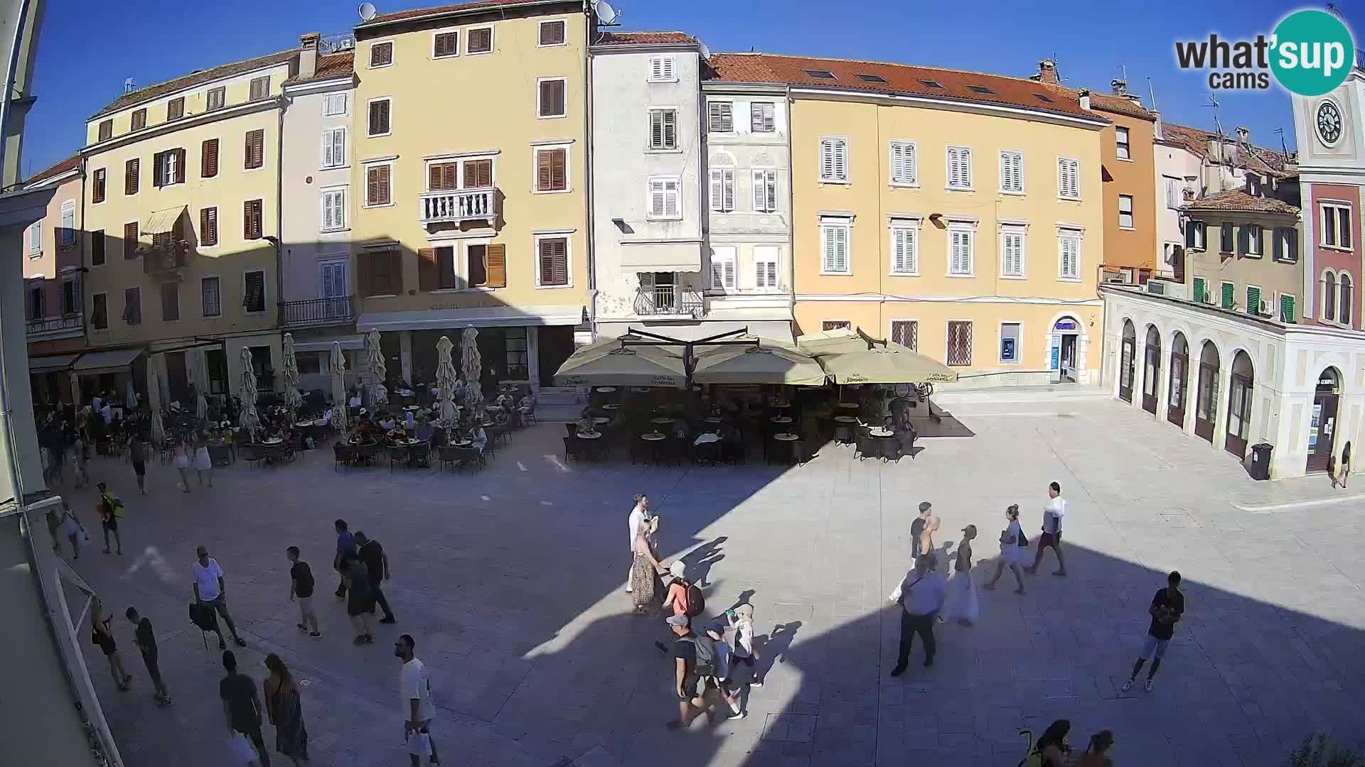Webcam Rovinj Center – Plaza Principal